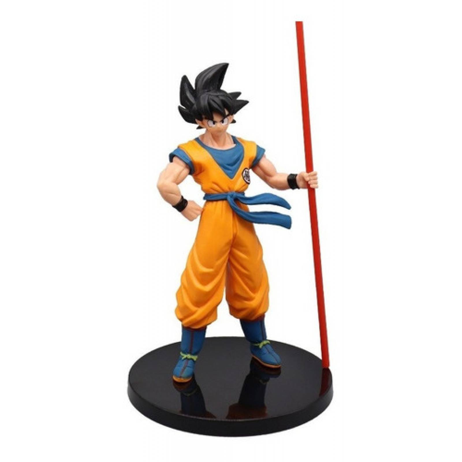 Figura de Acción DBZ Goku con Báculo Sagrado 21 cm, Decoración, Muñecos Coleccionables, Juguetes para Niños, Serie Dragon, Figuras de Acción Goku Báculo Mágico, Ideal para Regalo