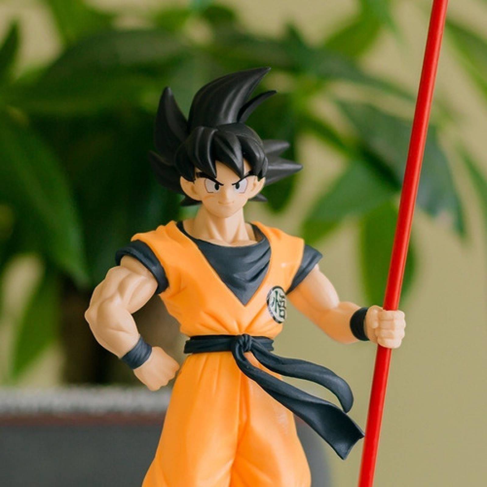 Figura de Acción DBZ Goku con Báculo Sagrado 21 cm, Decoración, Muñecos Coleccionables, Juguetes para Niños, Serie Dragon, Figuras de Acción Goku Báculo Mágico, Ideal para Regalo