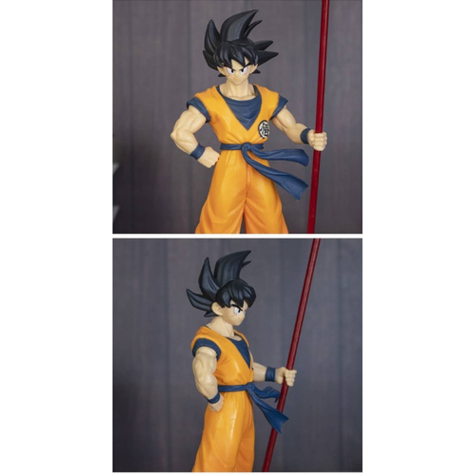 Figura de Acción DBZ Goku con Báculo Sagrado 21 cm, Decoración, Muñecos Coleccionables, Juguetes para Niños, Serie Dragon, Figuras de Acción Goku Báculo Mágico, Ideal para Regalo