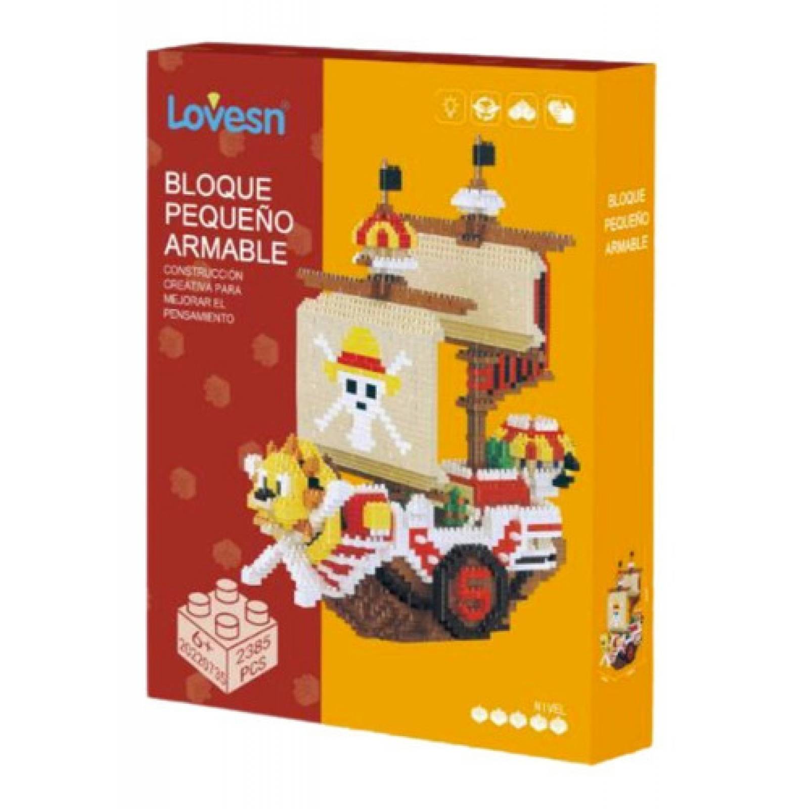 Rompecabezas 3d Bloques Armables Luffy One Piece Mini Blocks