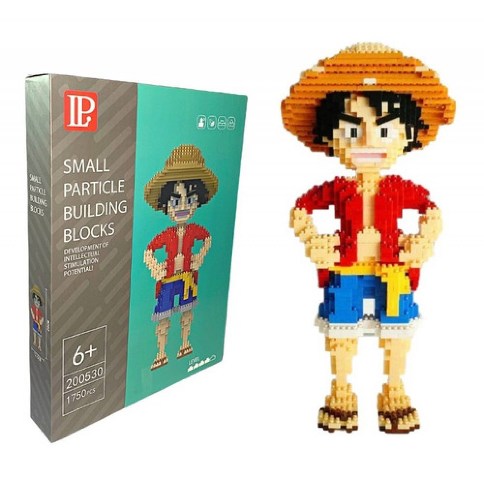 Rompecabezas 3d Bloques Armables Luffy One Piece Mini Blocks