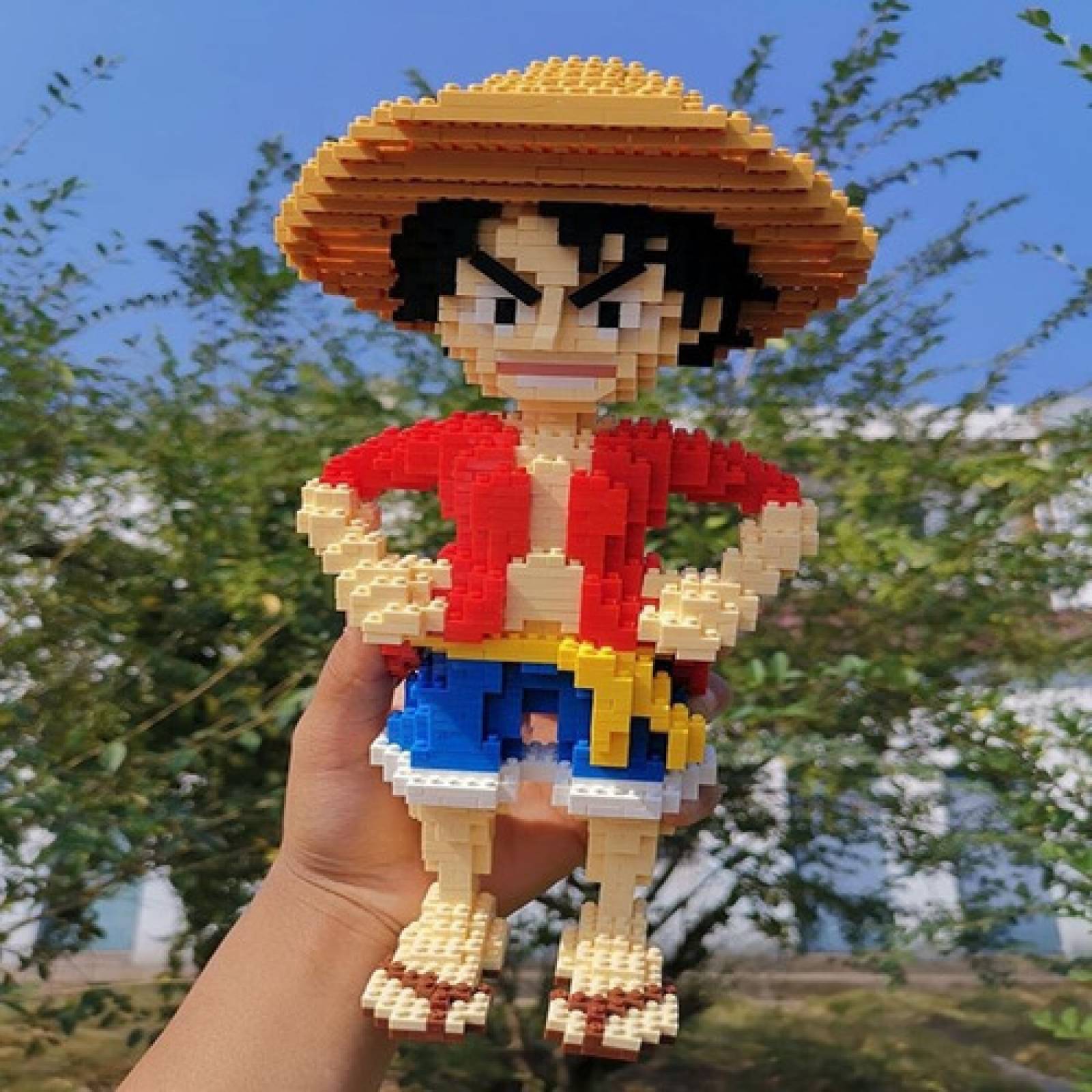Rompecabezas 3d Bloques Armables Luffy One Piece Mini Blocks