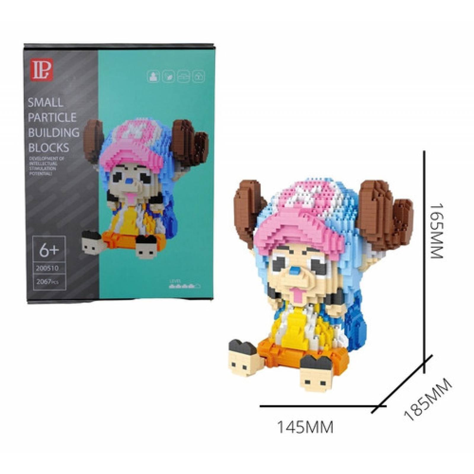 Rompecabezas 3d Bloques Armables Luffy One Piece Mini Blocks