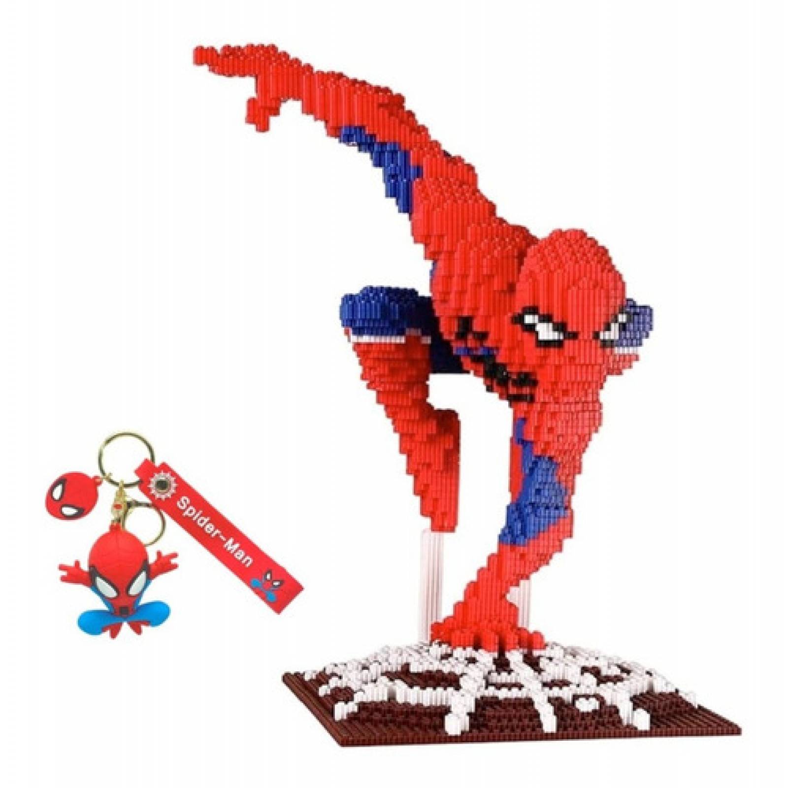 Bloques De Construcción de Spiderman 3D, Juguete de Construcción de Spider Man de 2280 Piezas, Juguetes de Spiderman para Niños, Rompecabezas de Spiderman, Juguetes Didácticos