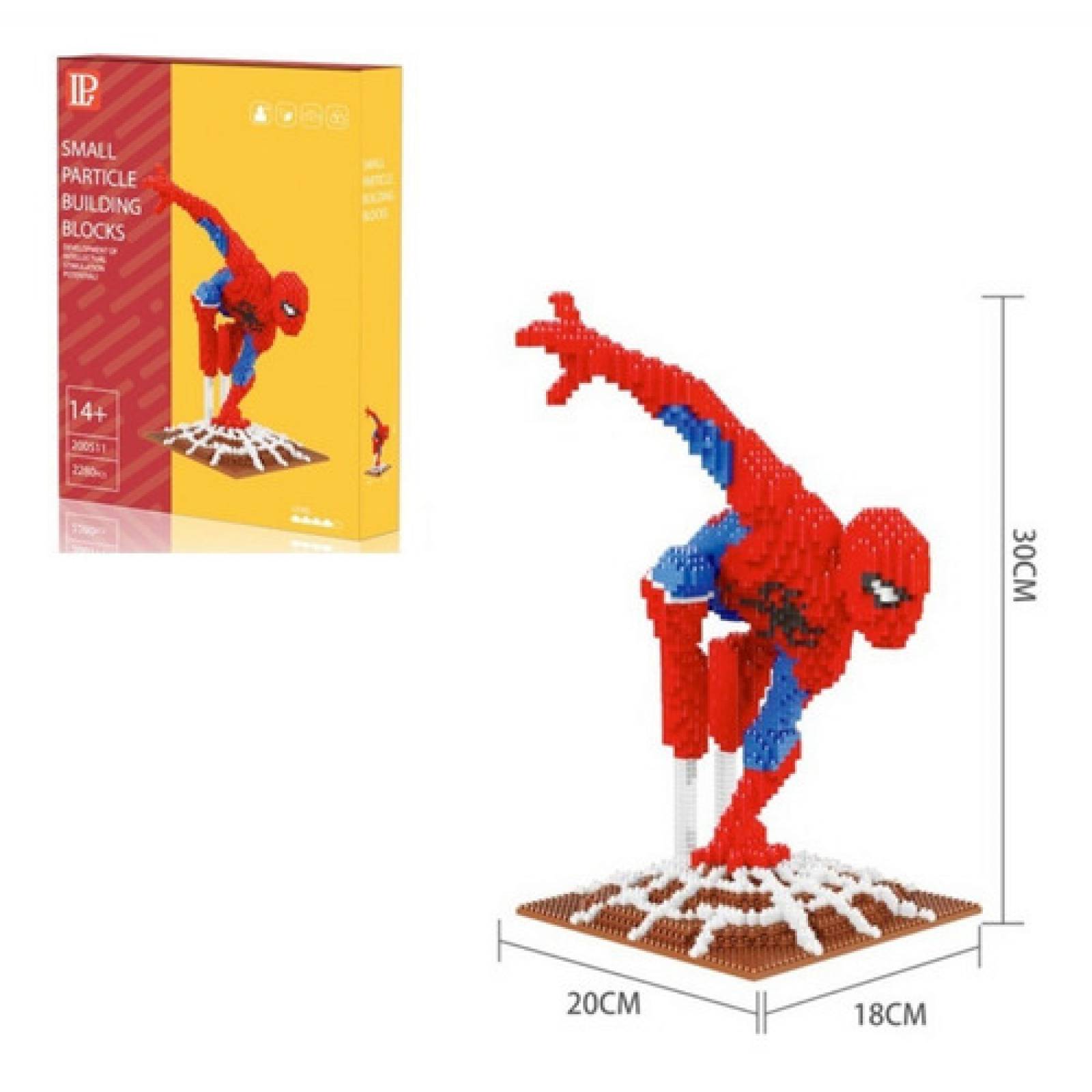 Bloques De Construcción de Spiderman 3D, Juguete de Construcción de Spider Man de 2280 Piezas, Juguetes de Spiderman para Niños, Rompecabezas de Spiderman, Juguetes Didácticos