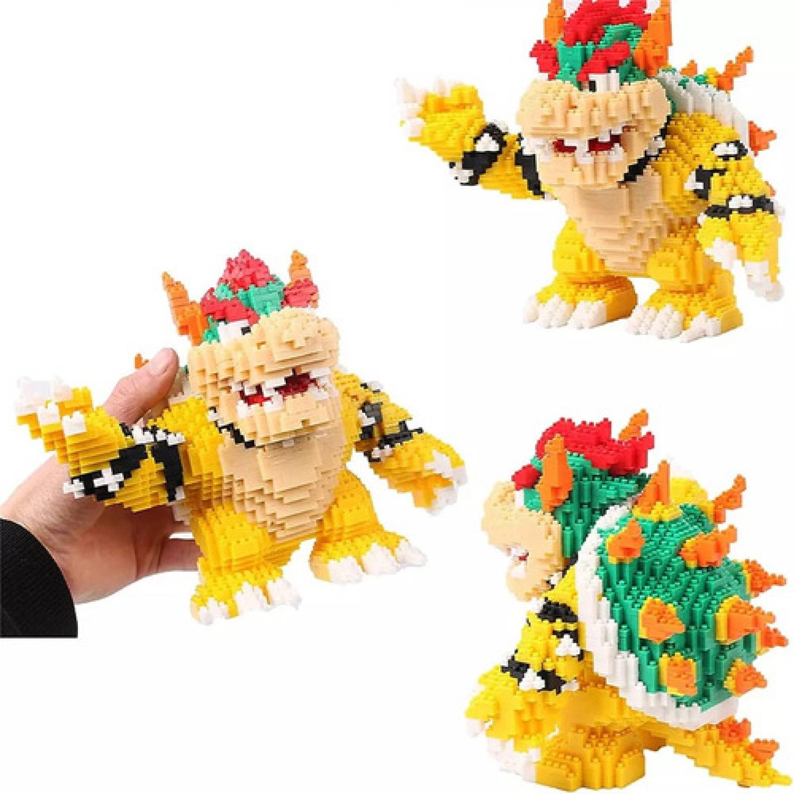 Ult Juguete de construccion Bowser de Mario Bros para niños Adultos Kit de construcción de Bowser Mario Bros Bloques de Construcción de Colección 3D