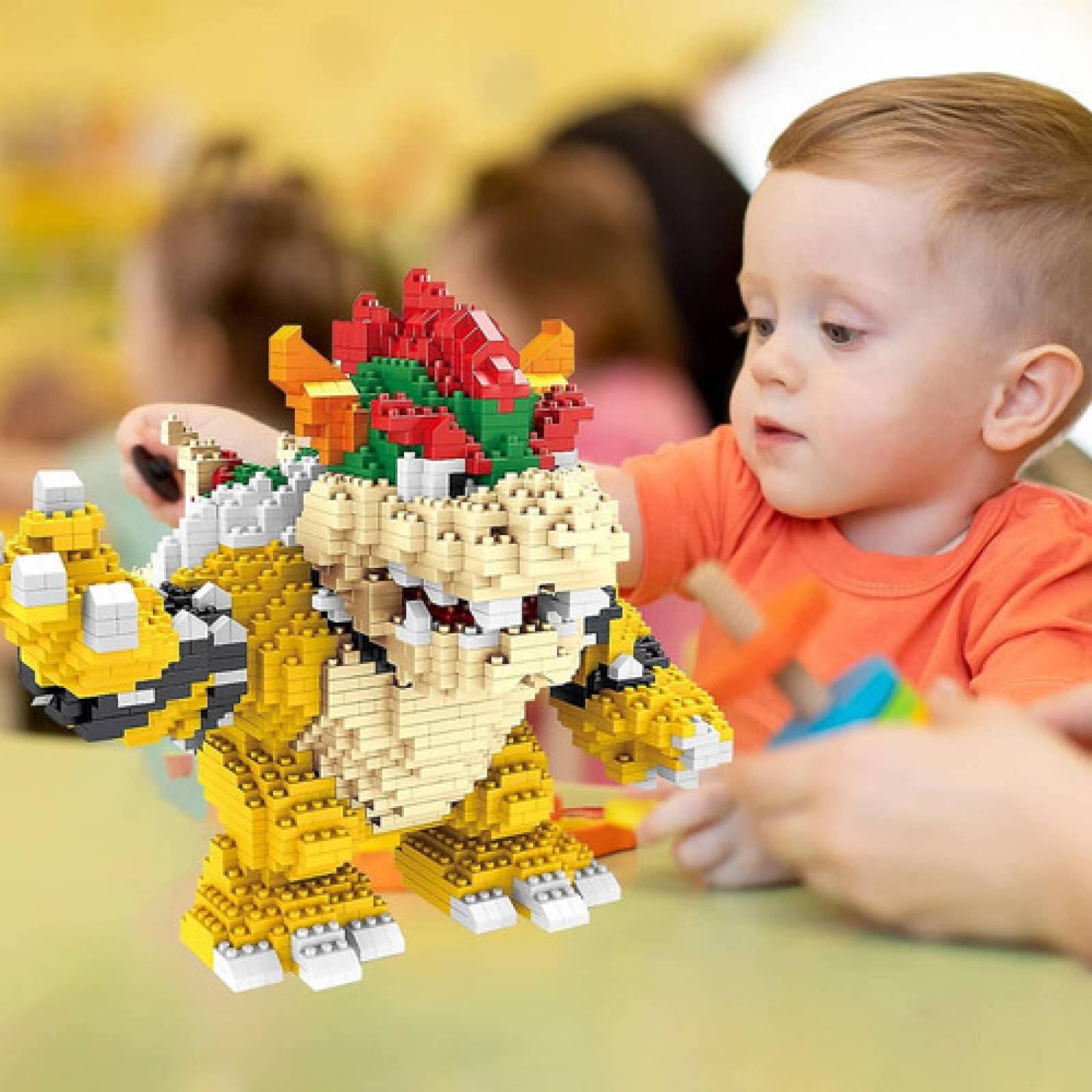 Ult Juguete de construccion Bowser de Mario Bros para niños Adultos Kit de construcción de Bowser Mario Bros Bloques de Construcción de Colección 3D