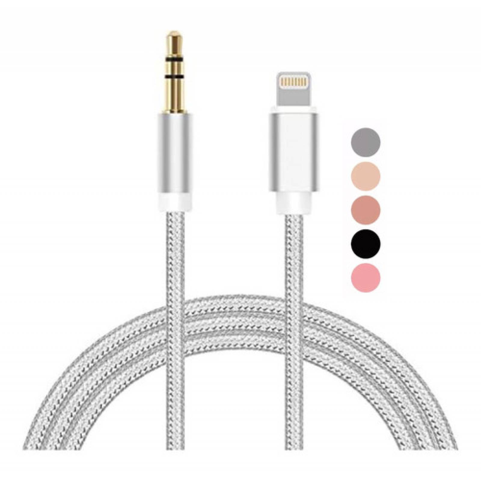 Audio Rope Iphone Cable Auxiliar De Audio Para iPhone Lightning A Jack 3.5mm