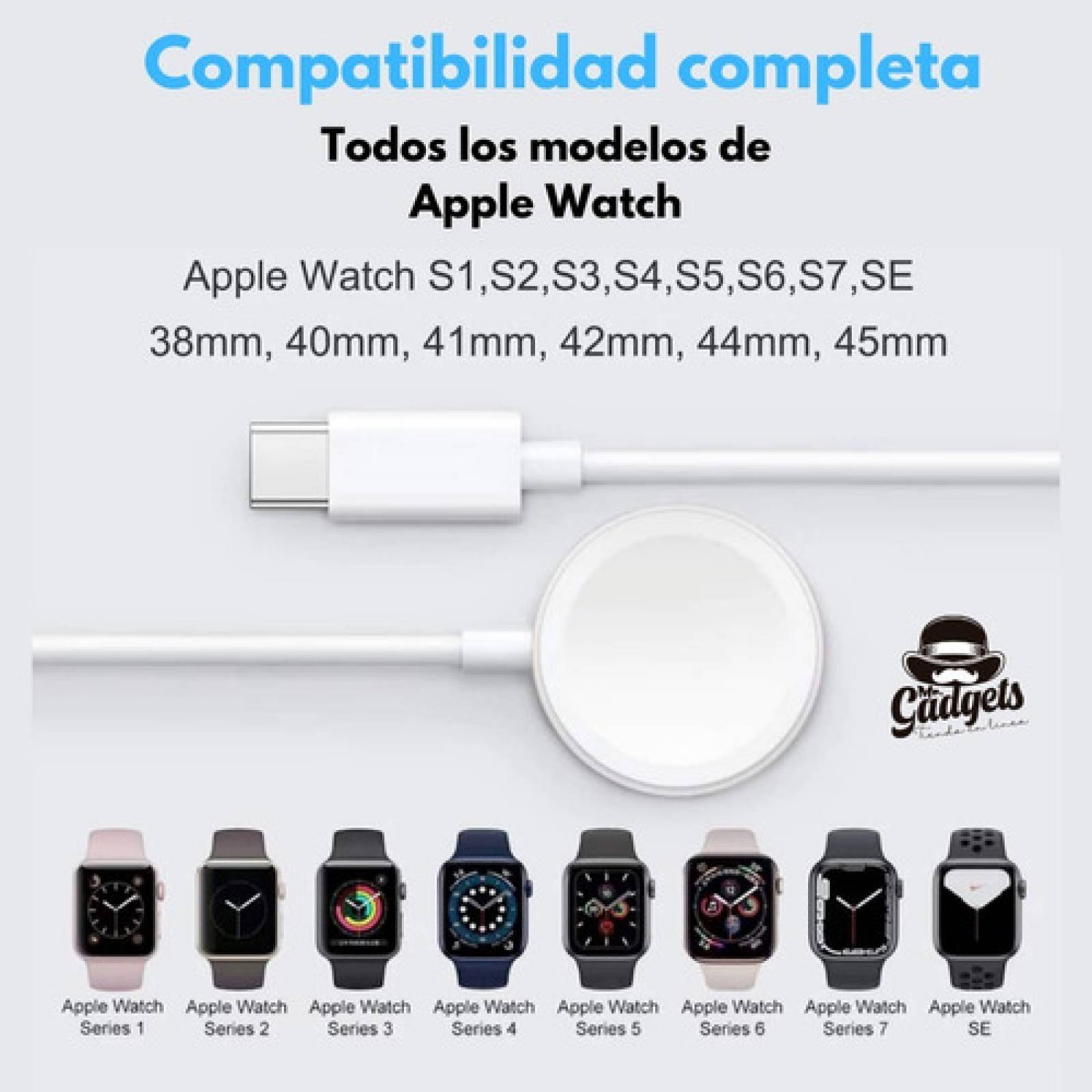 Cargador Carga Magnética Rápida Usb-c Para Apple Watch