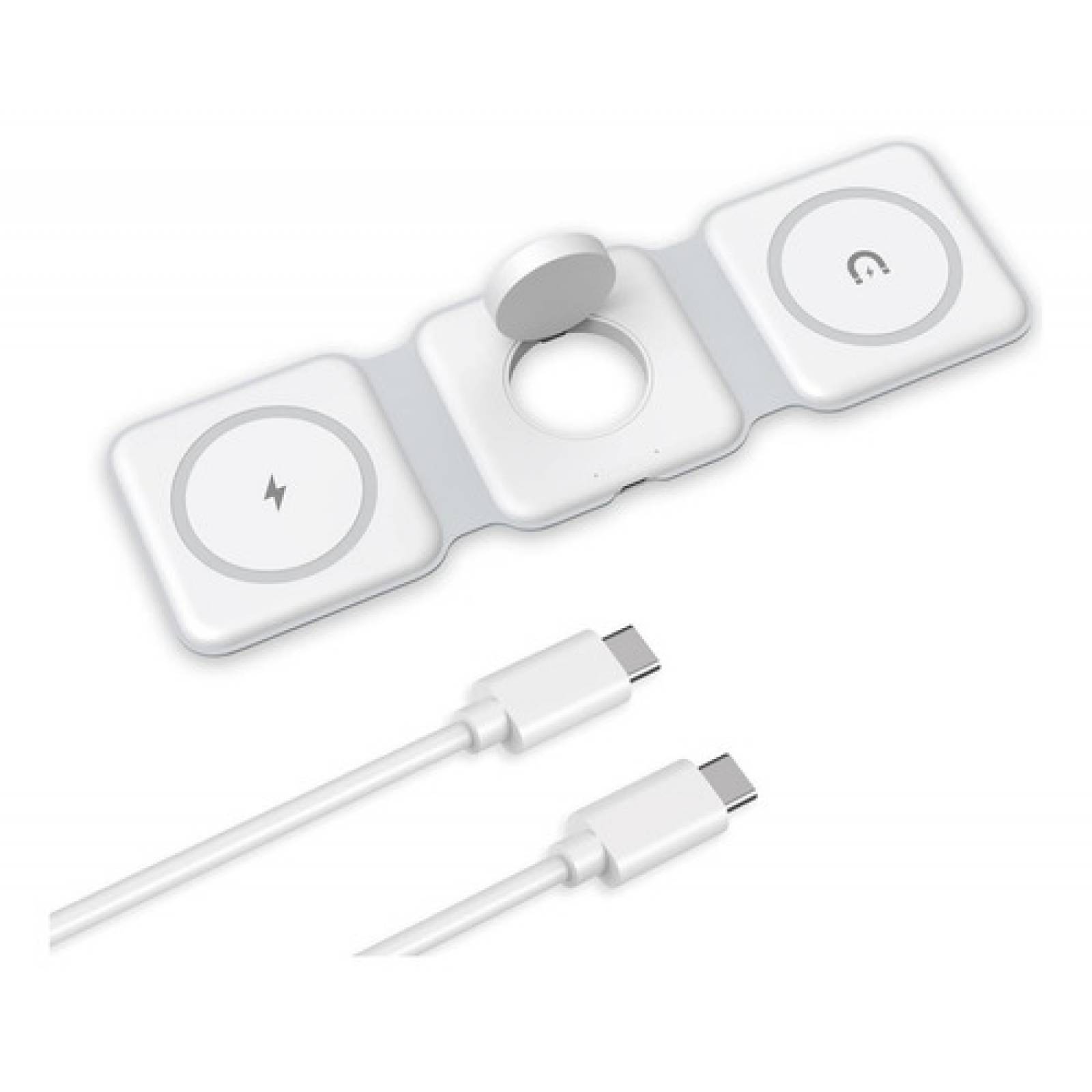 Cargador Portátil 3 En 1 Inalámbrico Compatible Con Magsafe