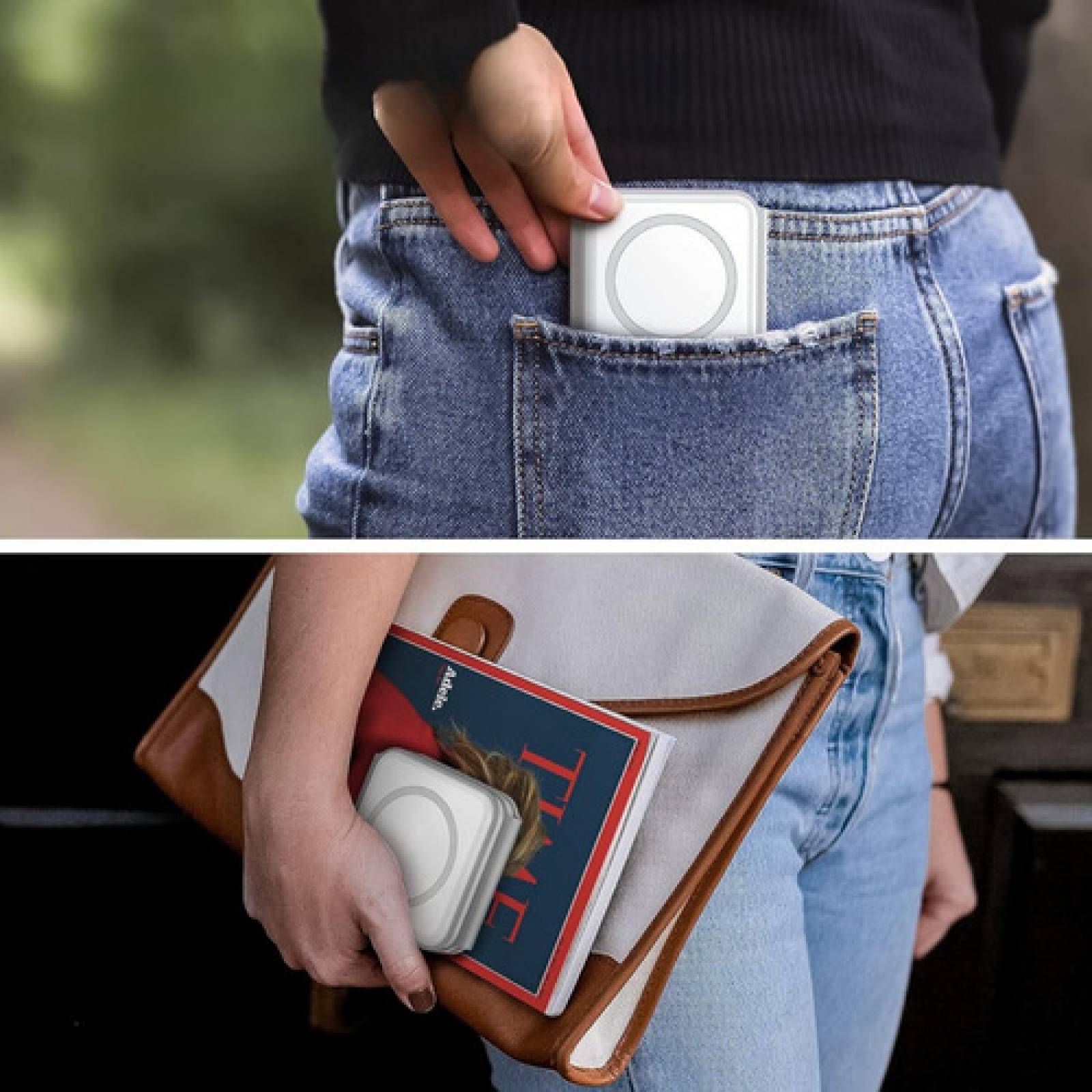 Cargador Portátil 3 En 1 Inalámbrico Compatible Con Magsafe