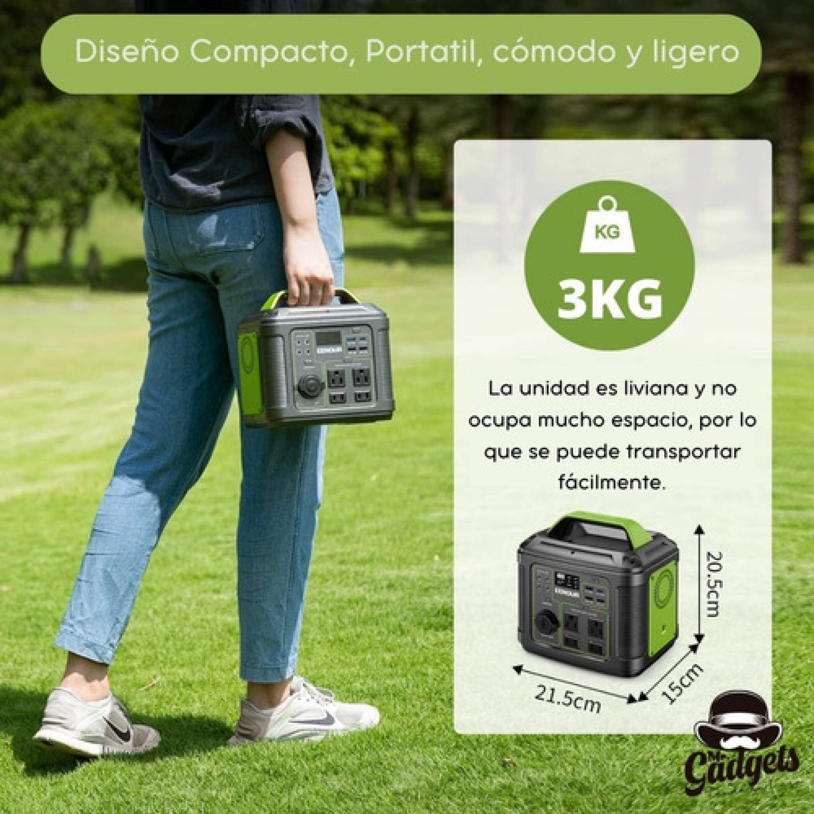 Power Bank Estación De Carga Portátil 80,0000 Mah 300w Ac Dc