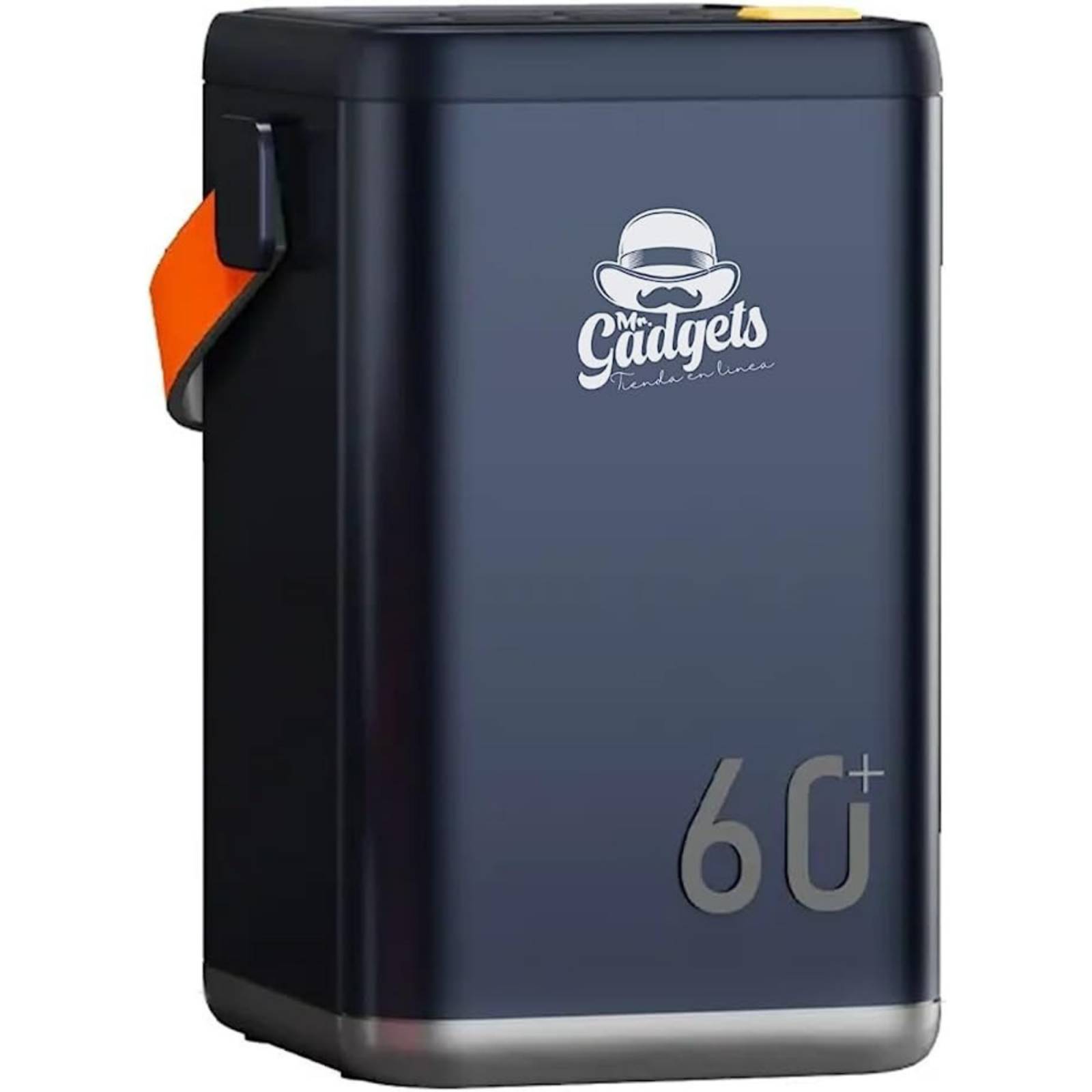 Power Bank de 60,000 mAh, USB-C, USB-A, Banco de Carga Portátil de 65W Multipuertos, Batería Compacta Recargable de 5 Puertos, Caja de Energía Externa, Carga Rápida