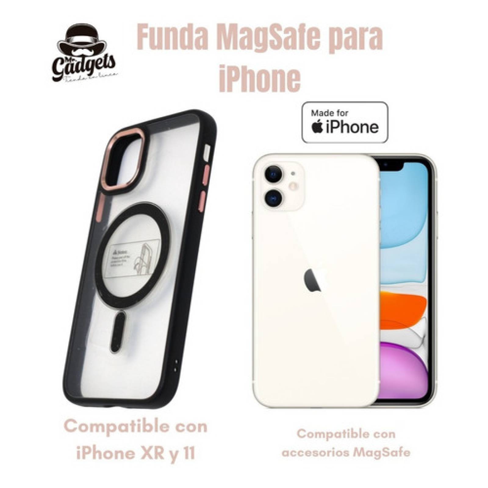 Funda Para iPhone Magsafe Animación Protector Case Premium.