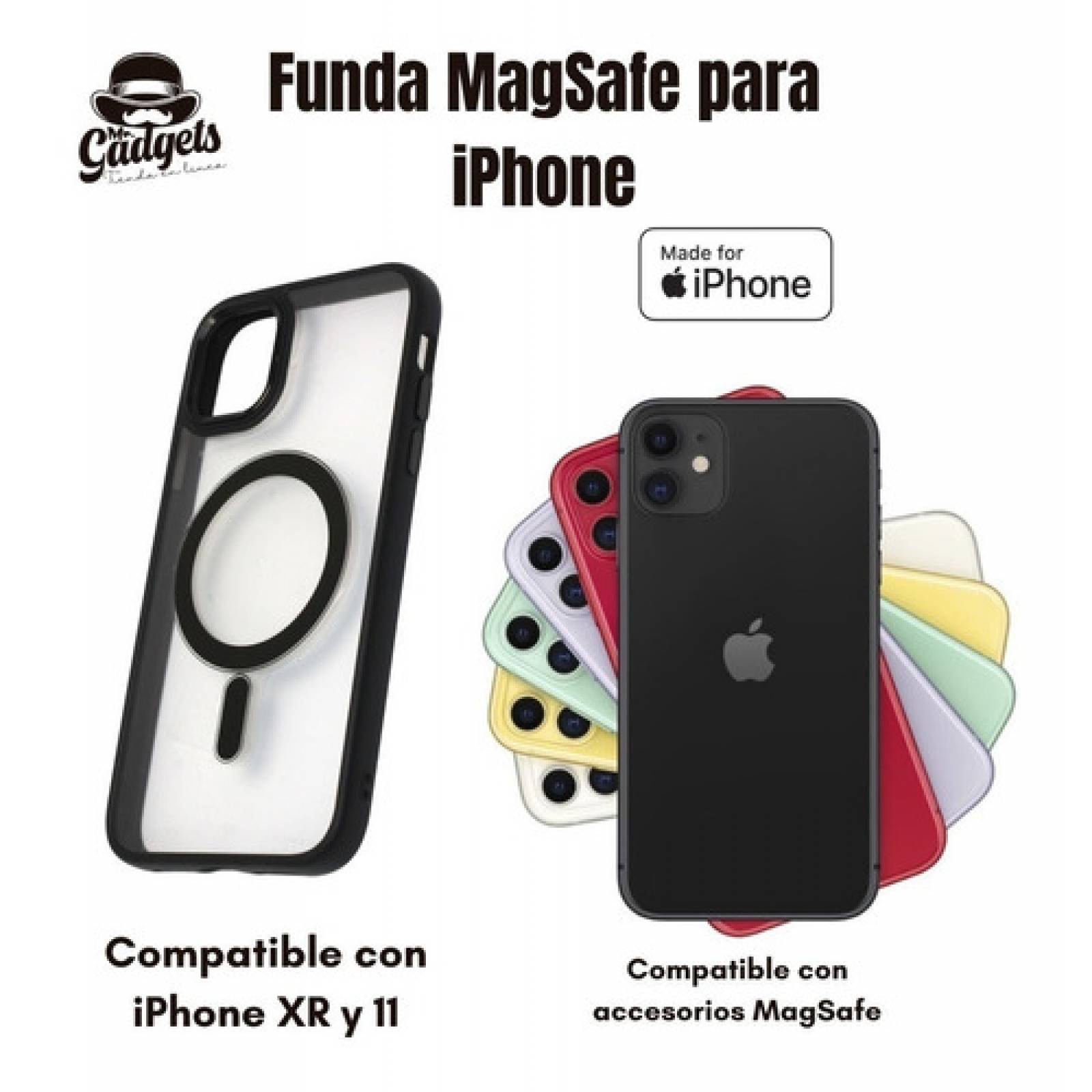 Funda Para iPhone Magsafe Animación Protector Case Premium.