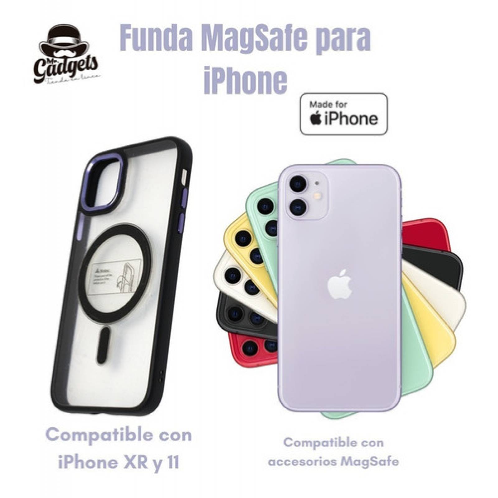 Funda Para iPhone Magsafe Animación Protector Case Premium.