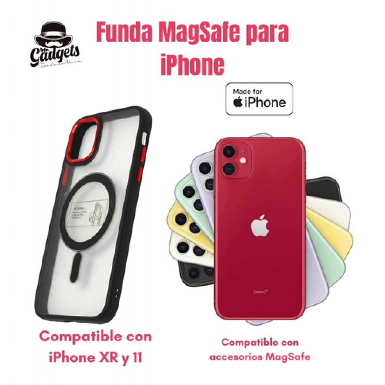 Funda Para iPhone Magsafe Animación Protector Case Premium.