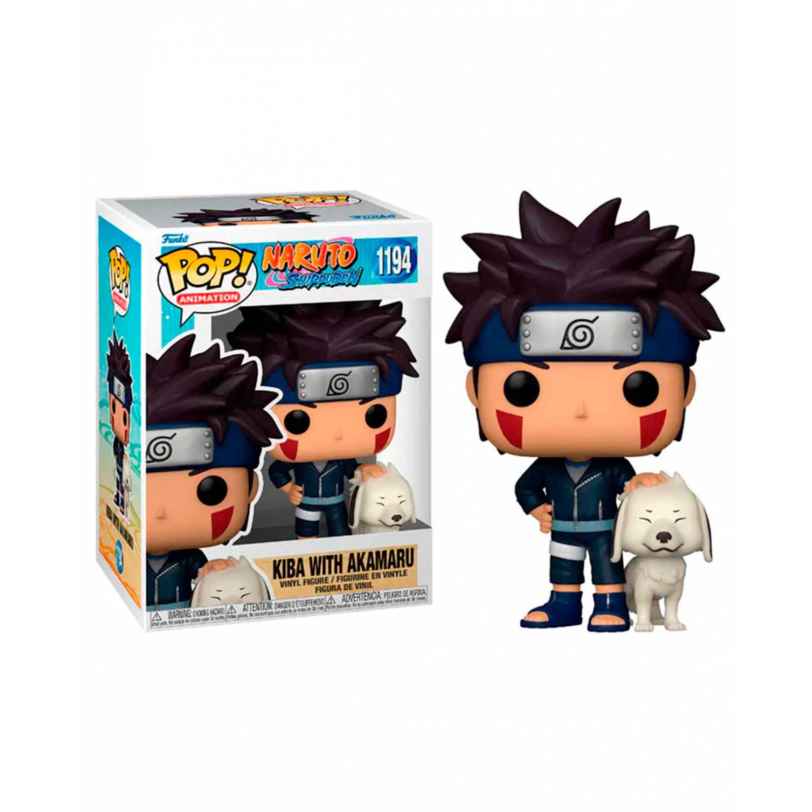 FUNKO POP   NARUTO SHIPPUDEN   KIBA WITH AKAMARU 1194