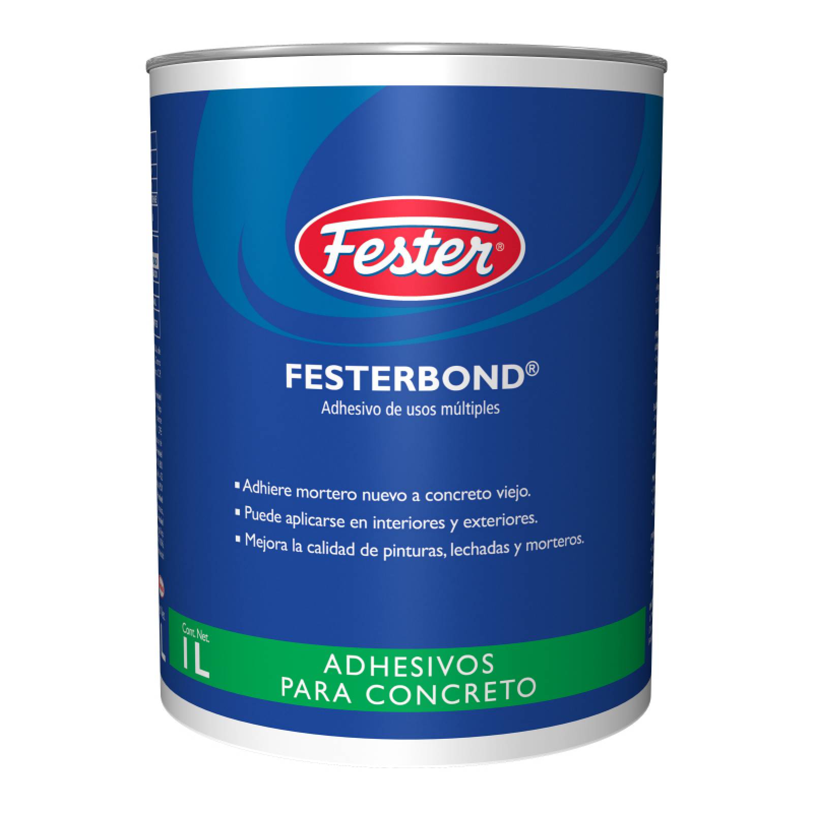Adhesivo 100% Acrílico Usos Múltiples Festerbond 1 Litro Blanco