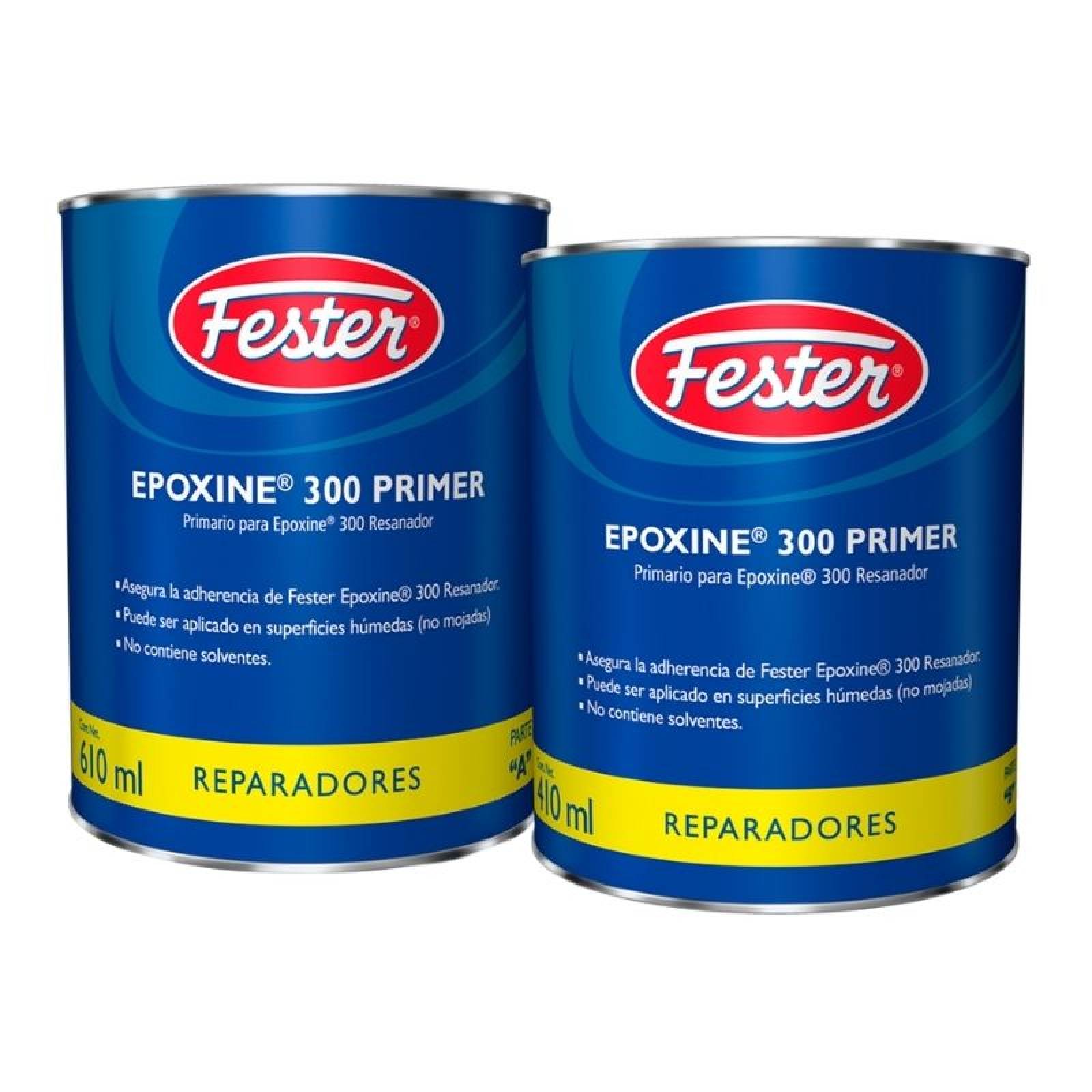 Epóxico Amínico Termofijo Dos Componentes Fester Epoxine 300 Primer 1 Litro Transparente