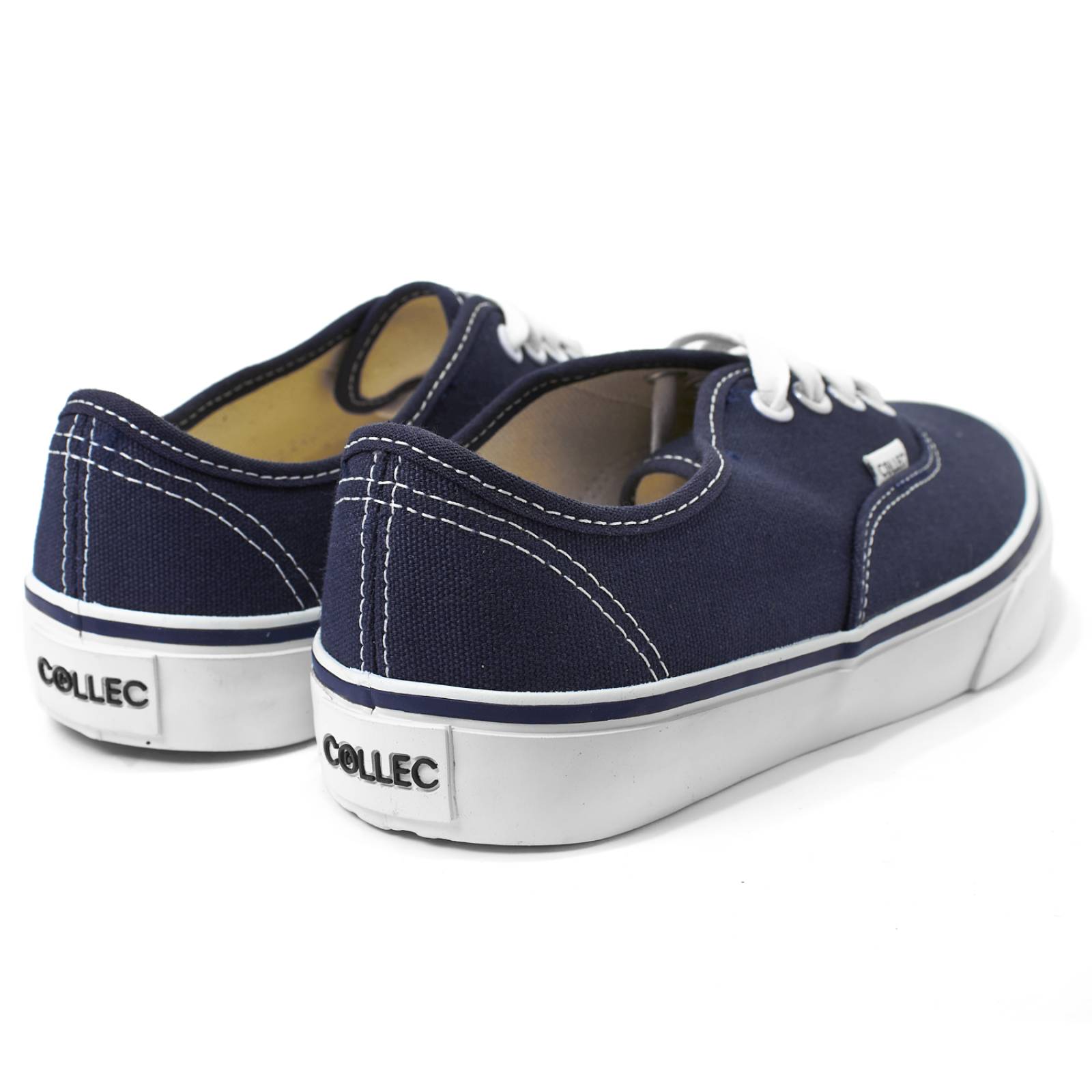 Tenis casuales azul marino para caballero clasicos de lona casuales