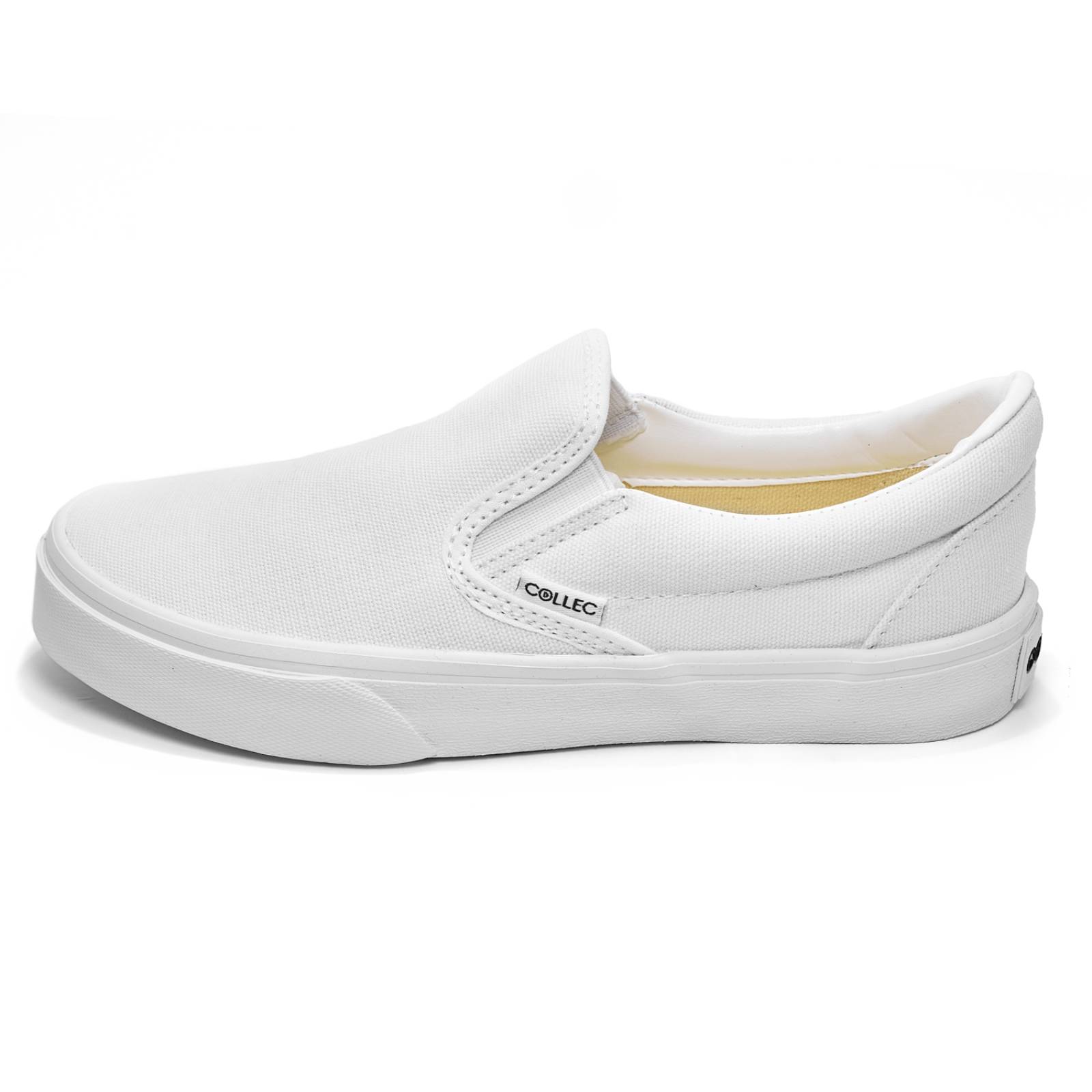 Tenis tipo vans blancos para dama unisex collec urbanos clasicos E-70014