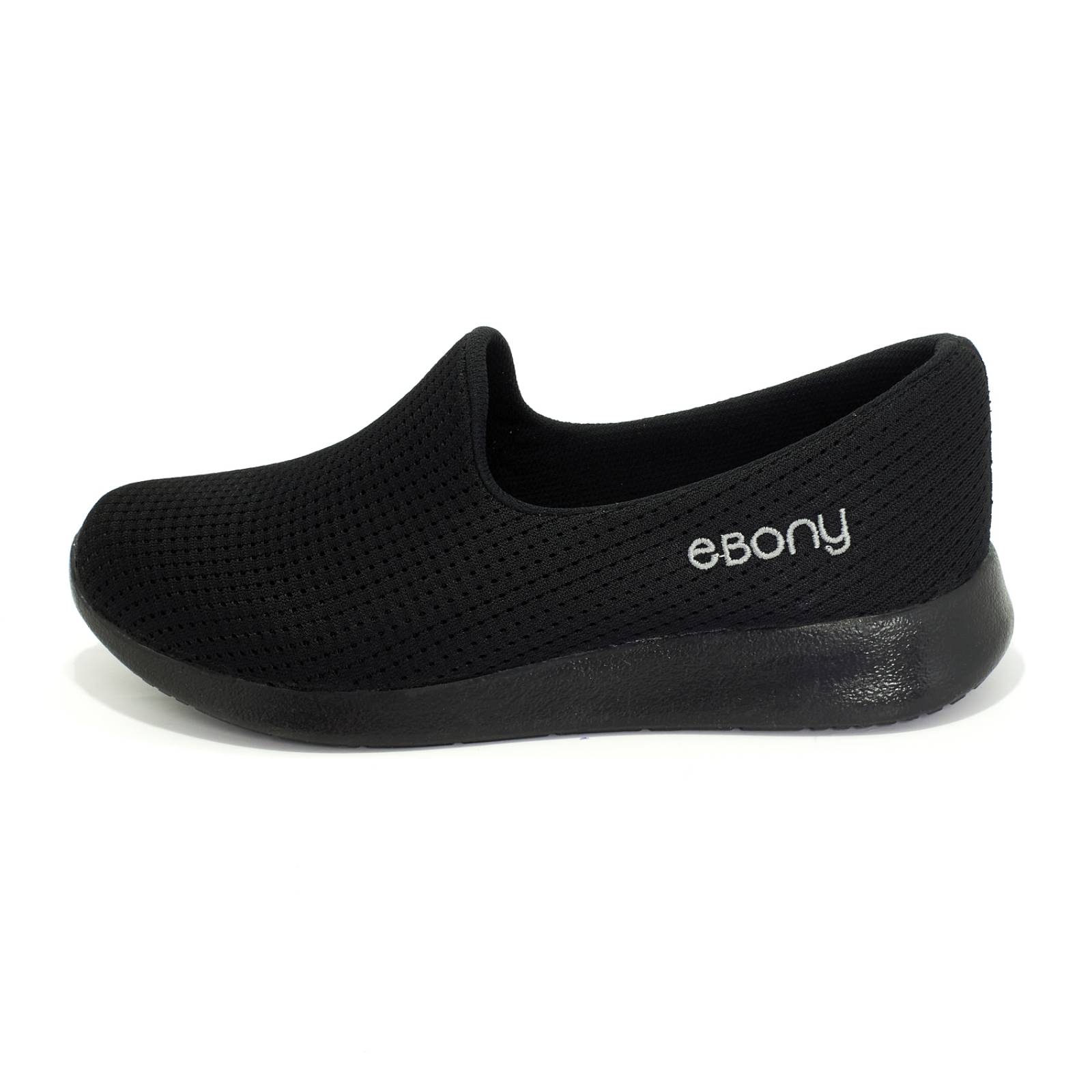 Tenis Todo Negro Mujer Casuales Comodos