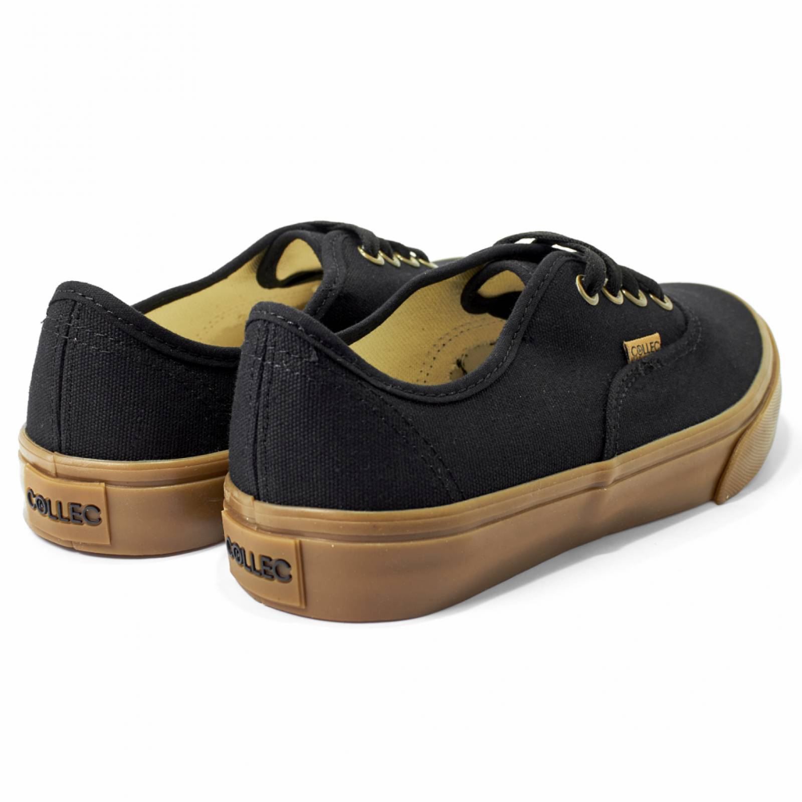 Tenis Marca Collec Negro Niña Niño Casual Escolar