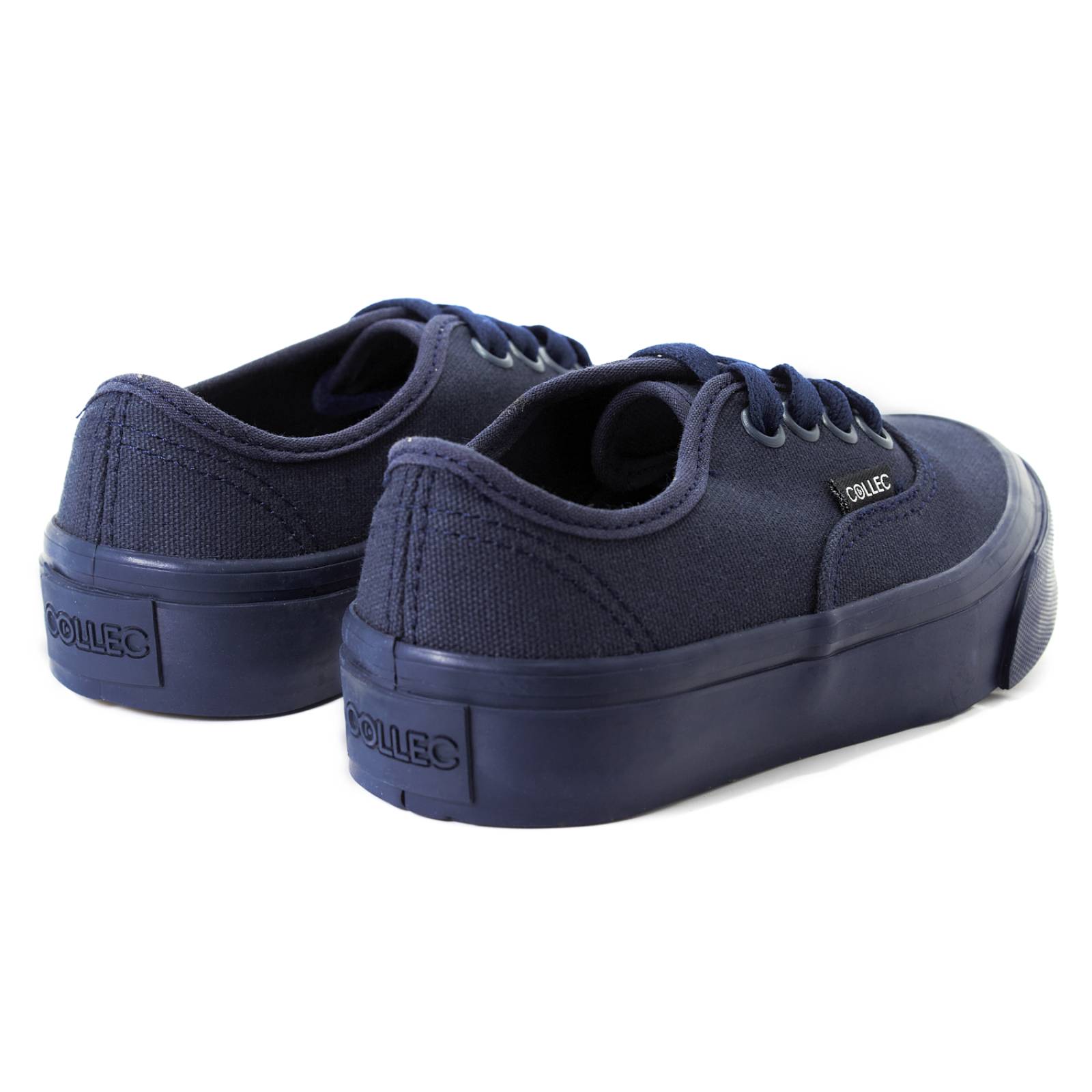 Tenis Tipo Vans Marino Niña Niño Casuales Urbanos Collec