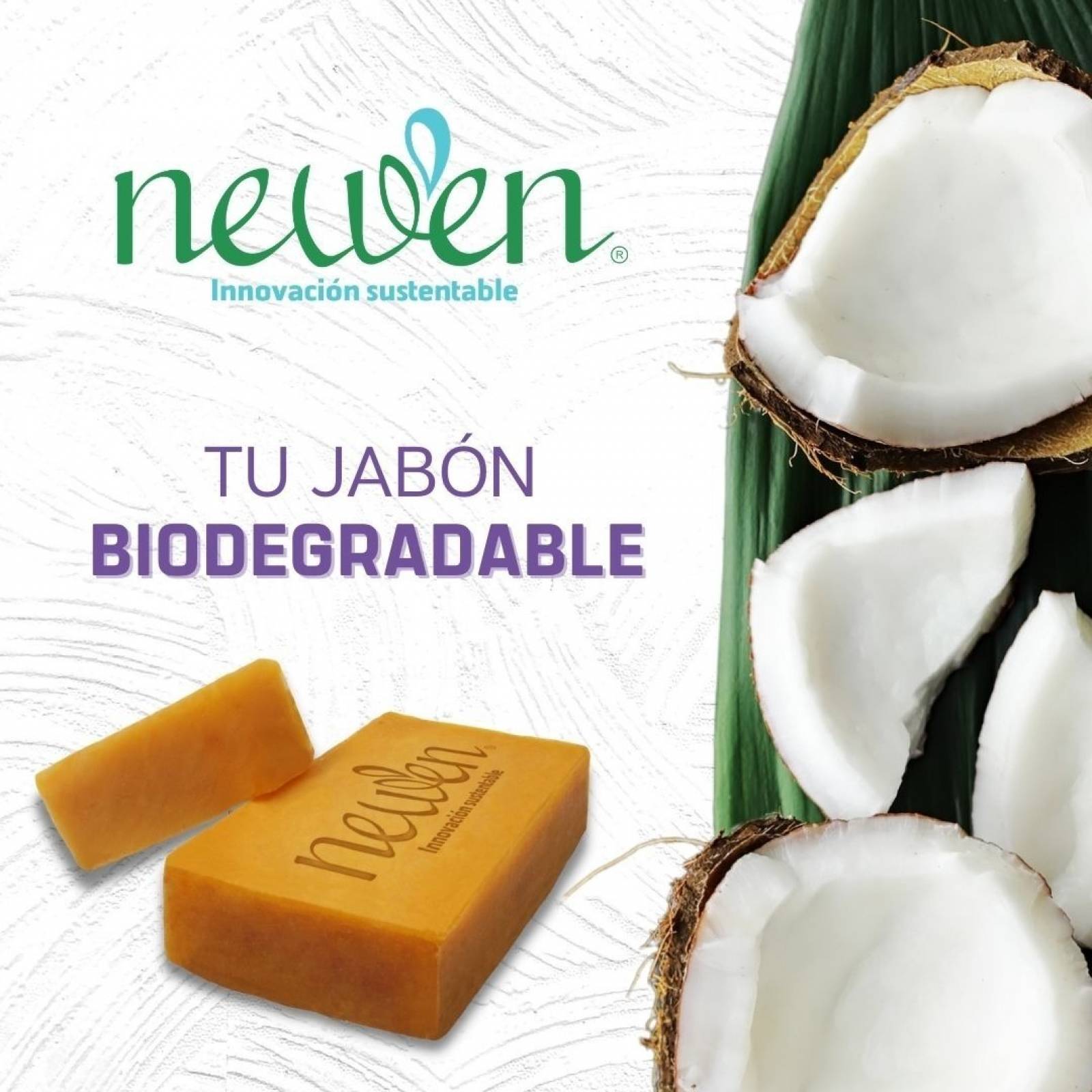 Newen 2 Litros + 2 Barras + Medidor Detergente Sin Enjuague