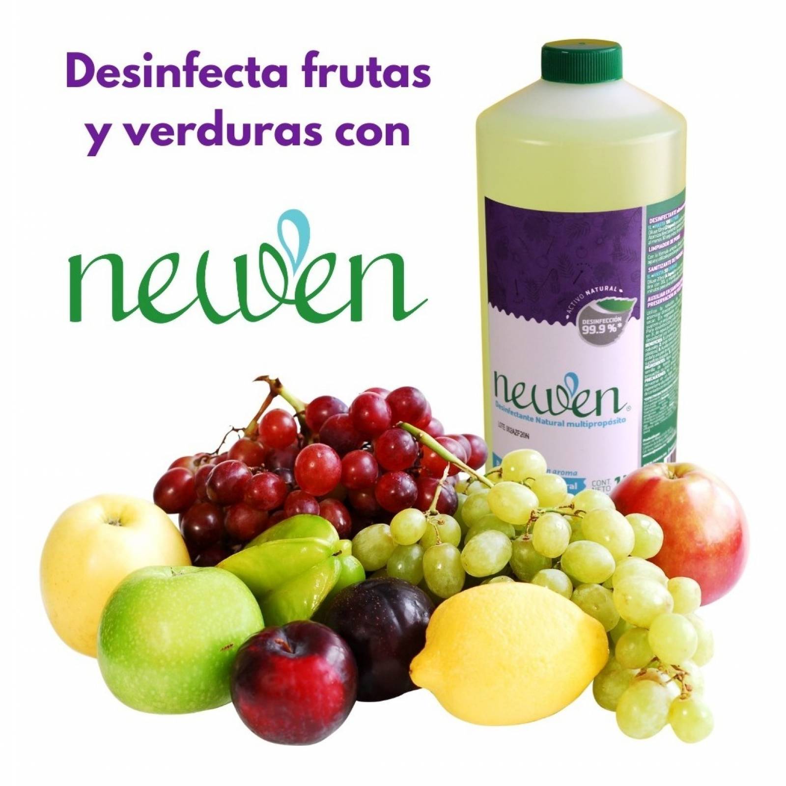 Newen Detergente Ropa Barra Desmanchador Sanitizante Natural