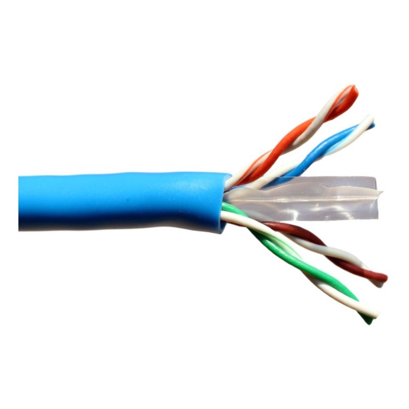50 Metros Cable Utp Cat 6 +20 Plug Baño Oro 1u+20 Bota Red
