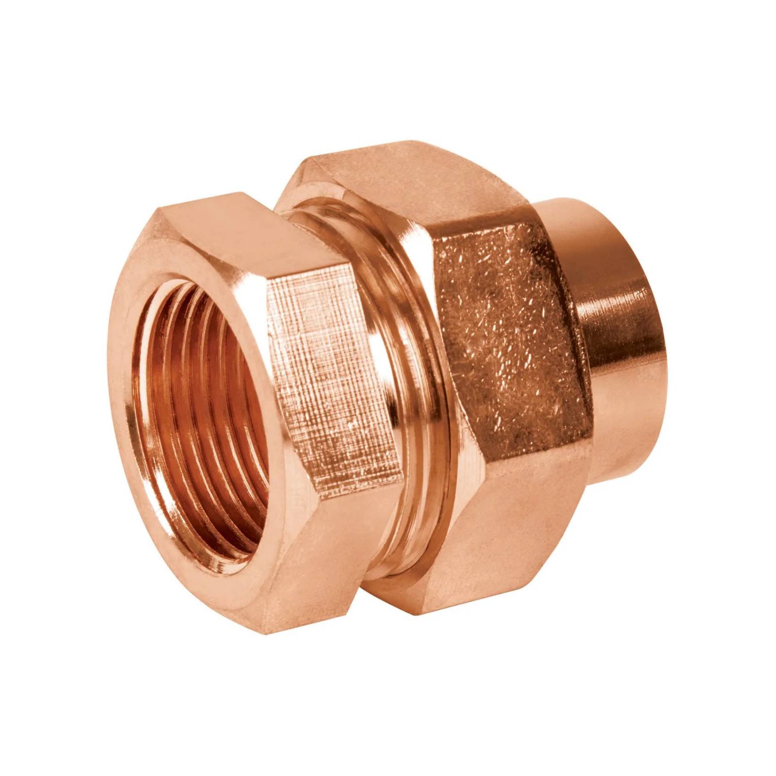 Tuerca unión cobre a rosca interior 3/4"