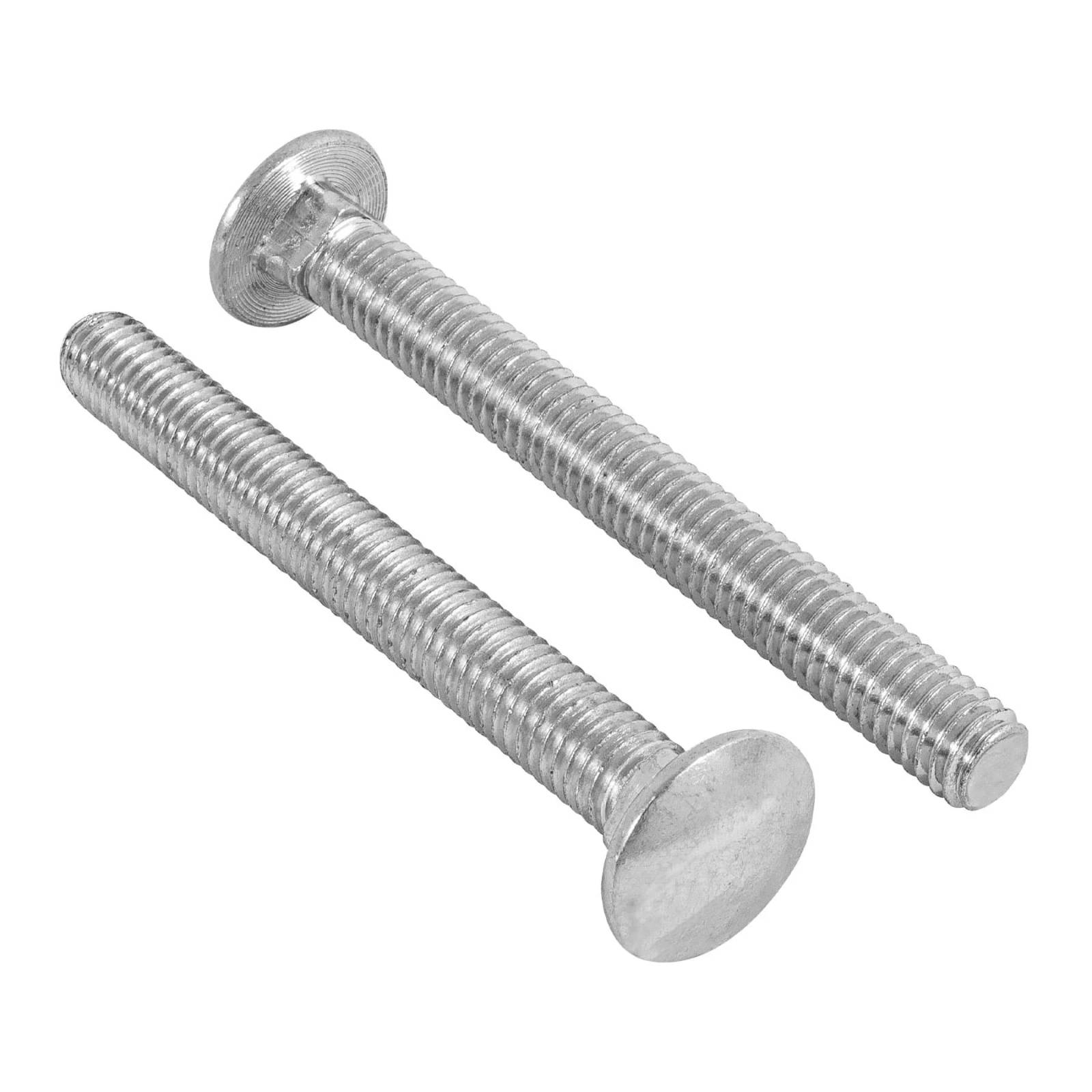 Tornillo tipo coche, galvanizado, 3/8 X 3-1/2", 30 piezas