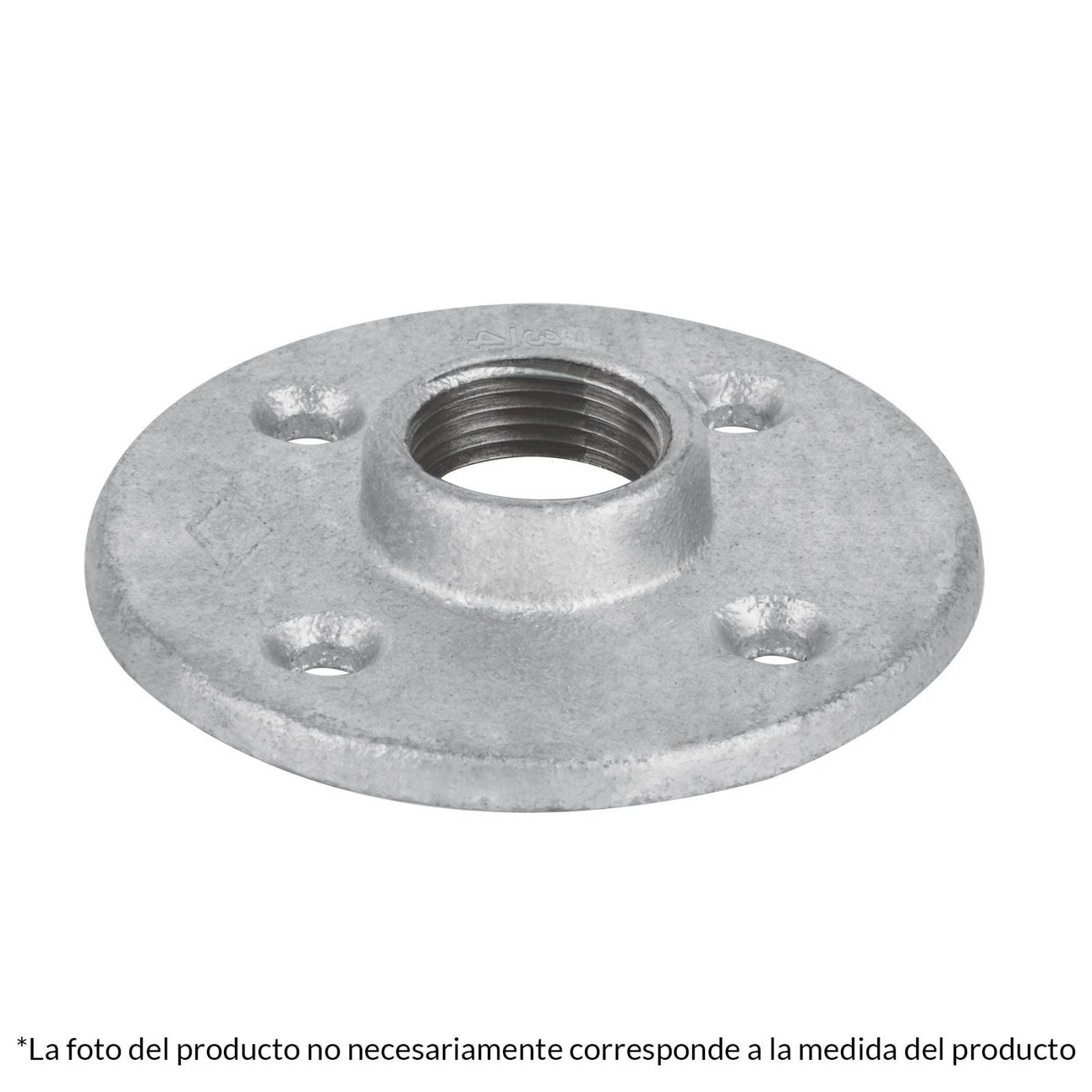 Brida, acero galvanizado, 3/4"