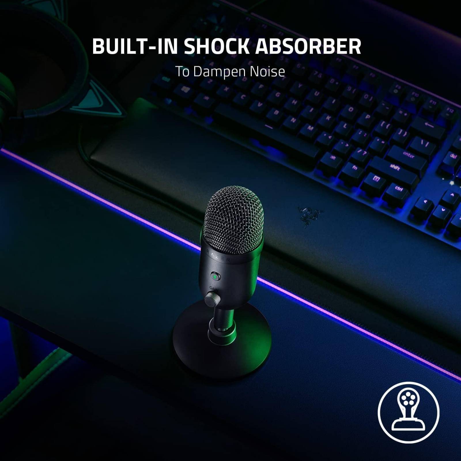 Micrófono Razer Seiren V2 X USB Reacondicionado Tipo A 