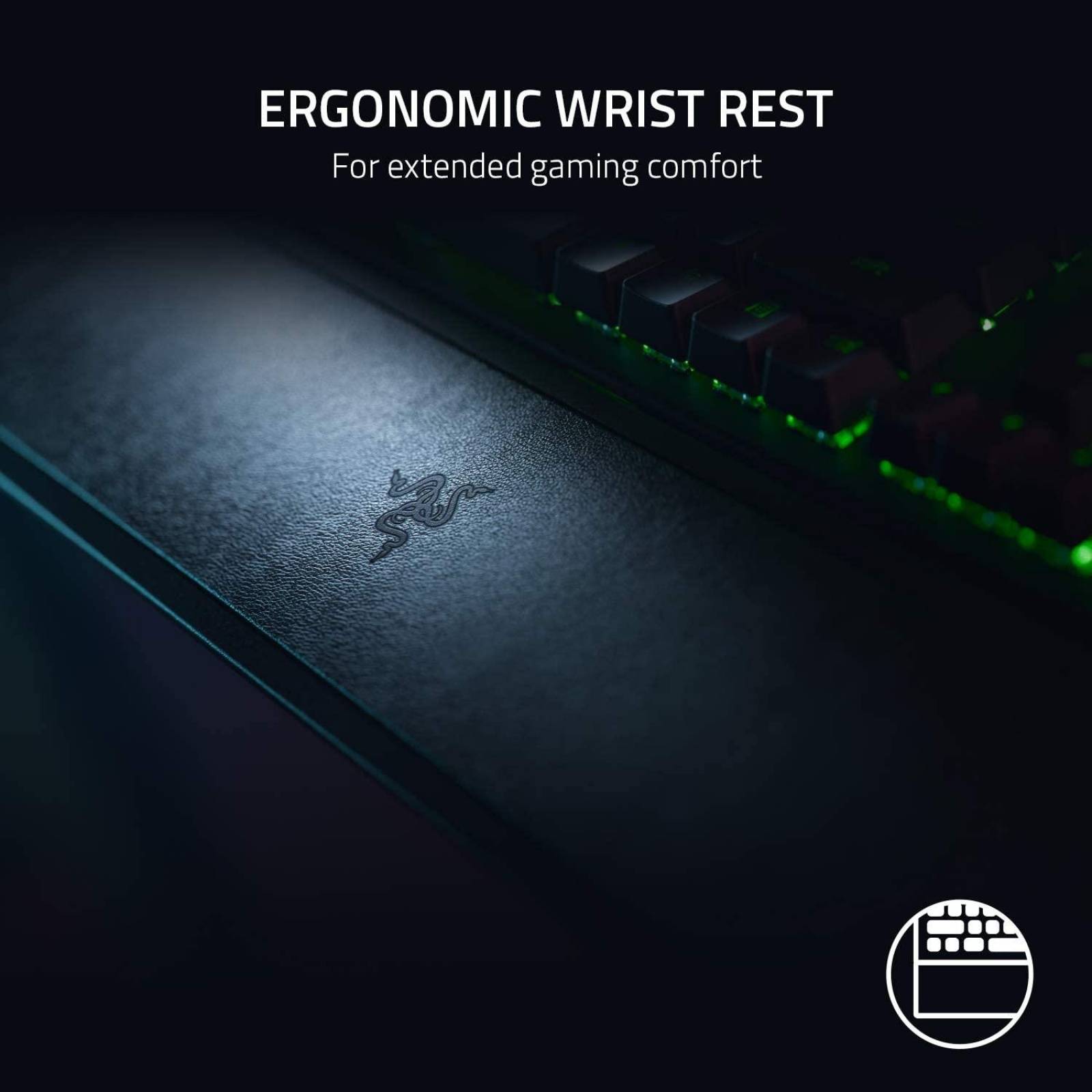 Teclado con interruptor mecánico Razer Blackwidow V3 Reacondicionado Tipo A 