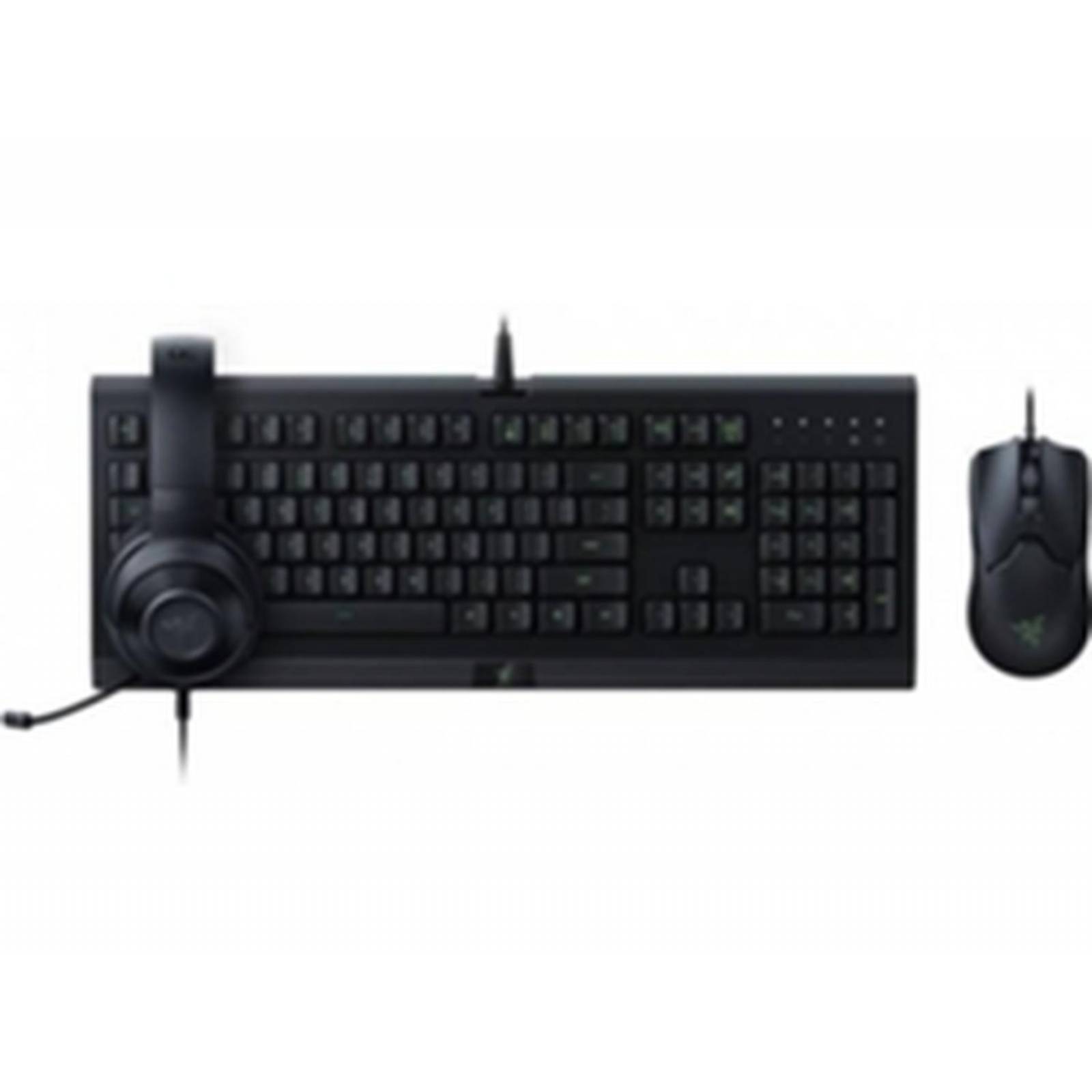 Combo Gamer Razer Power Up Con Teclado, Mouse Y Audífonos