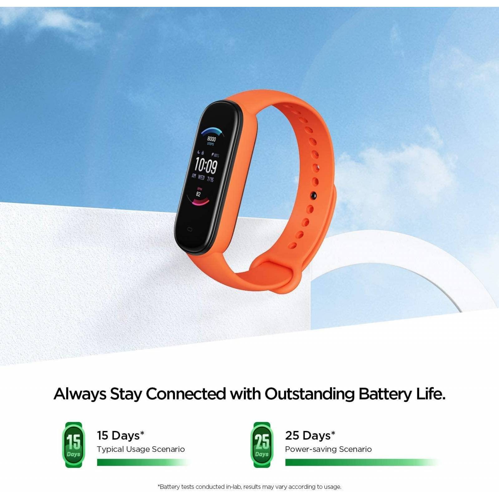 Amazfit Band 5 Fitness con Alexa Orange