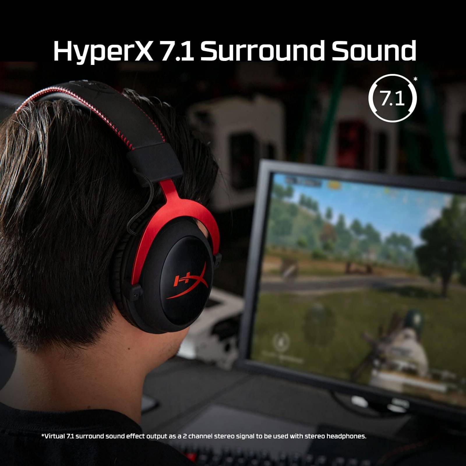 Audífonos Gaming HyperX Cloud II Rojo Reacondicionado Tipo A