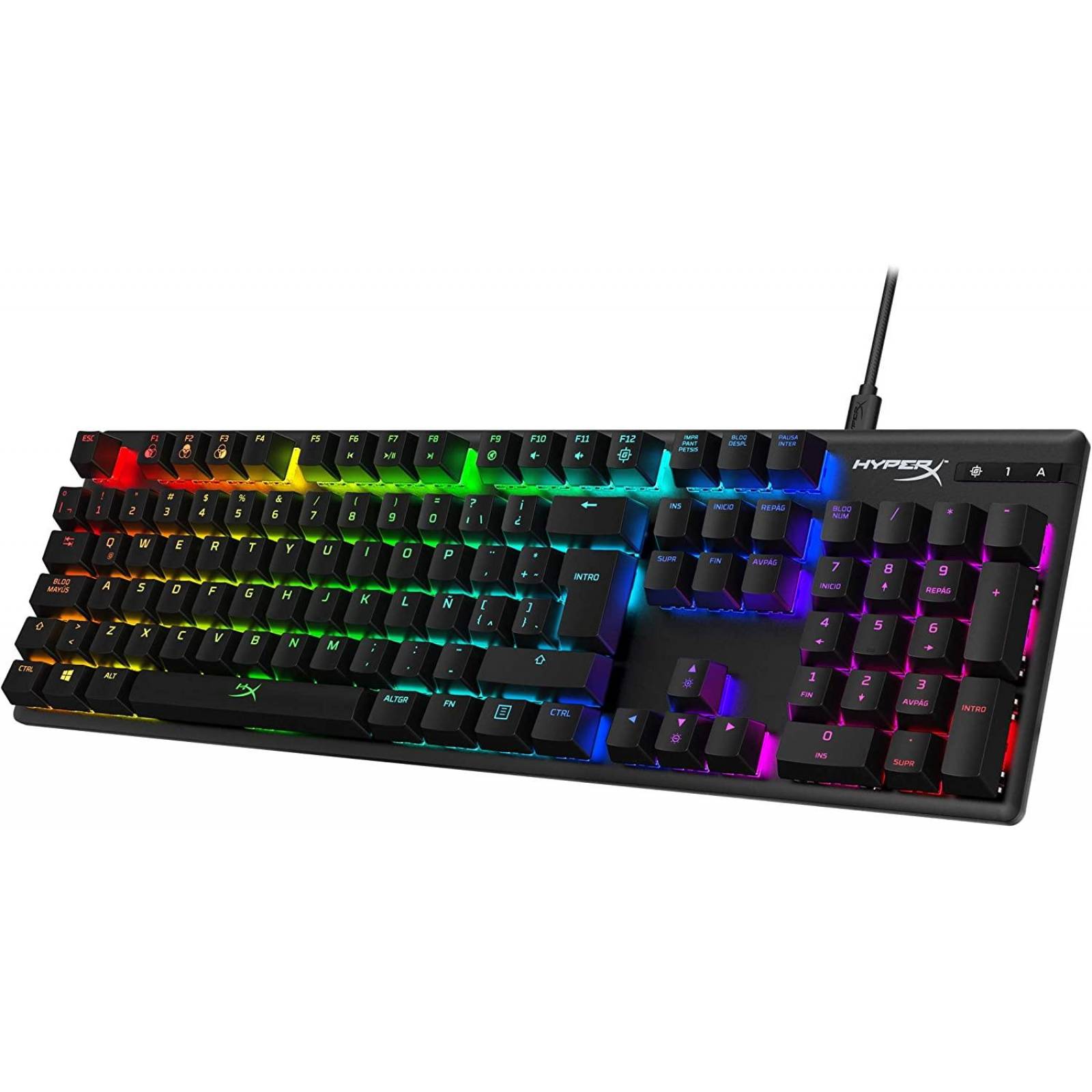 Teclado Gaming HyperX Alloy Origins Reacondicionado Tipo A