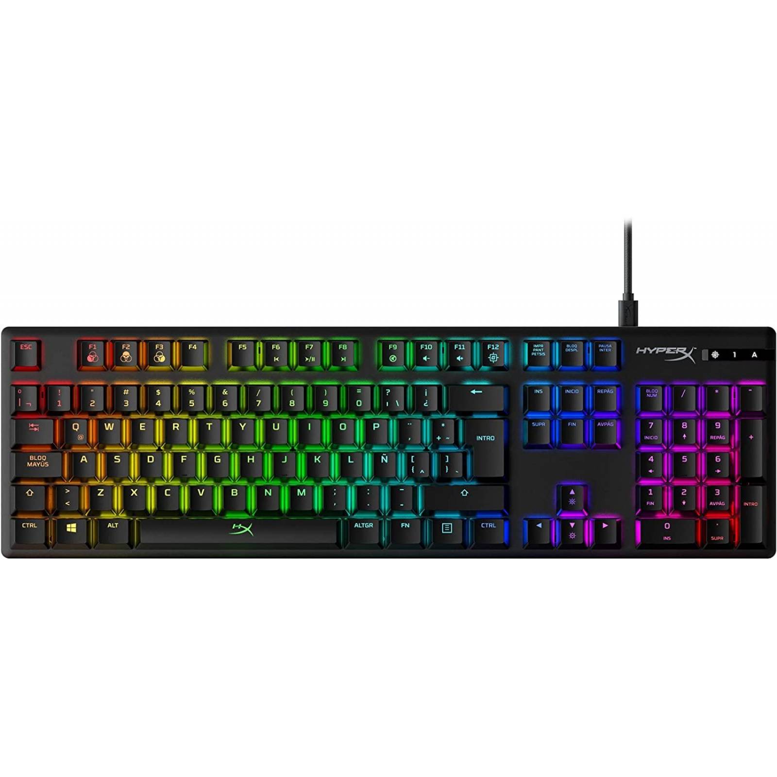 Teclado Gaming HyperX Alloy Origins Reacondicionado Tipo A