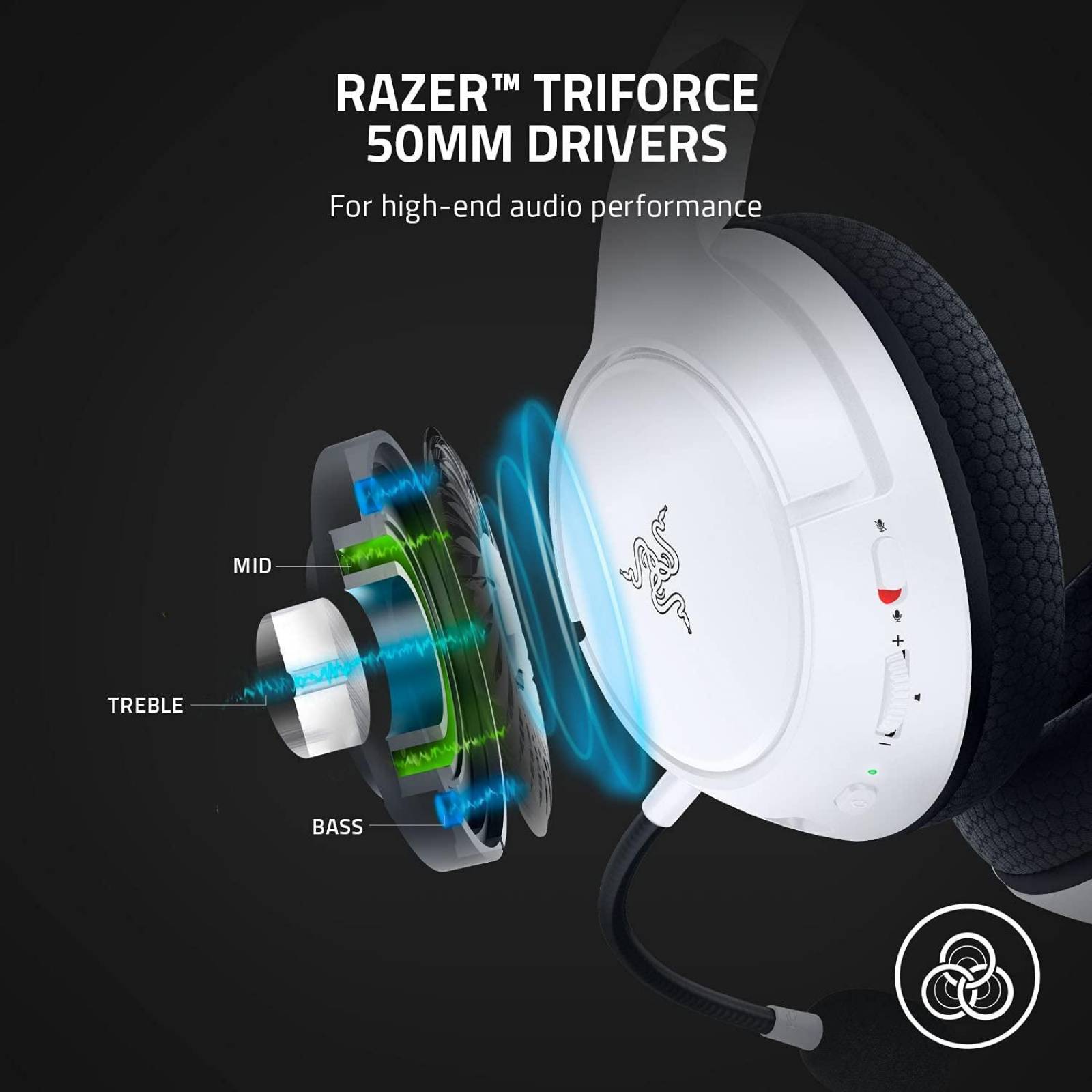 Auriculares Gaming Razer Kaira para Xbox series X|S Reacondicionado Tipo A 