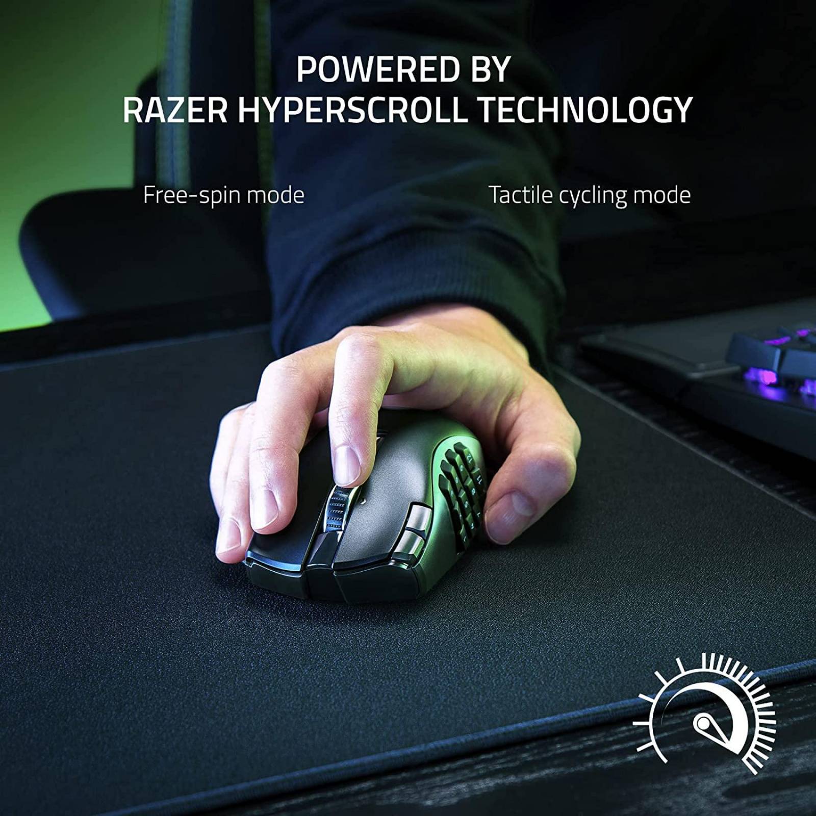 Mouse Gamer Razer Naga V2 Hyperspeed Reacondicionado Tipo A