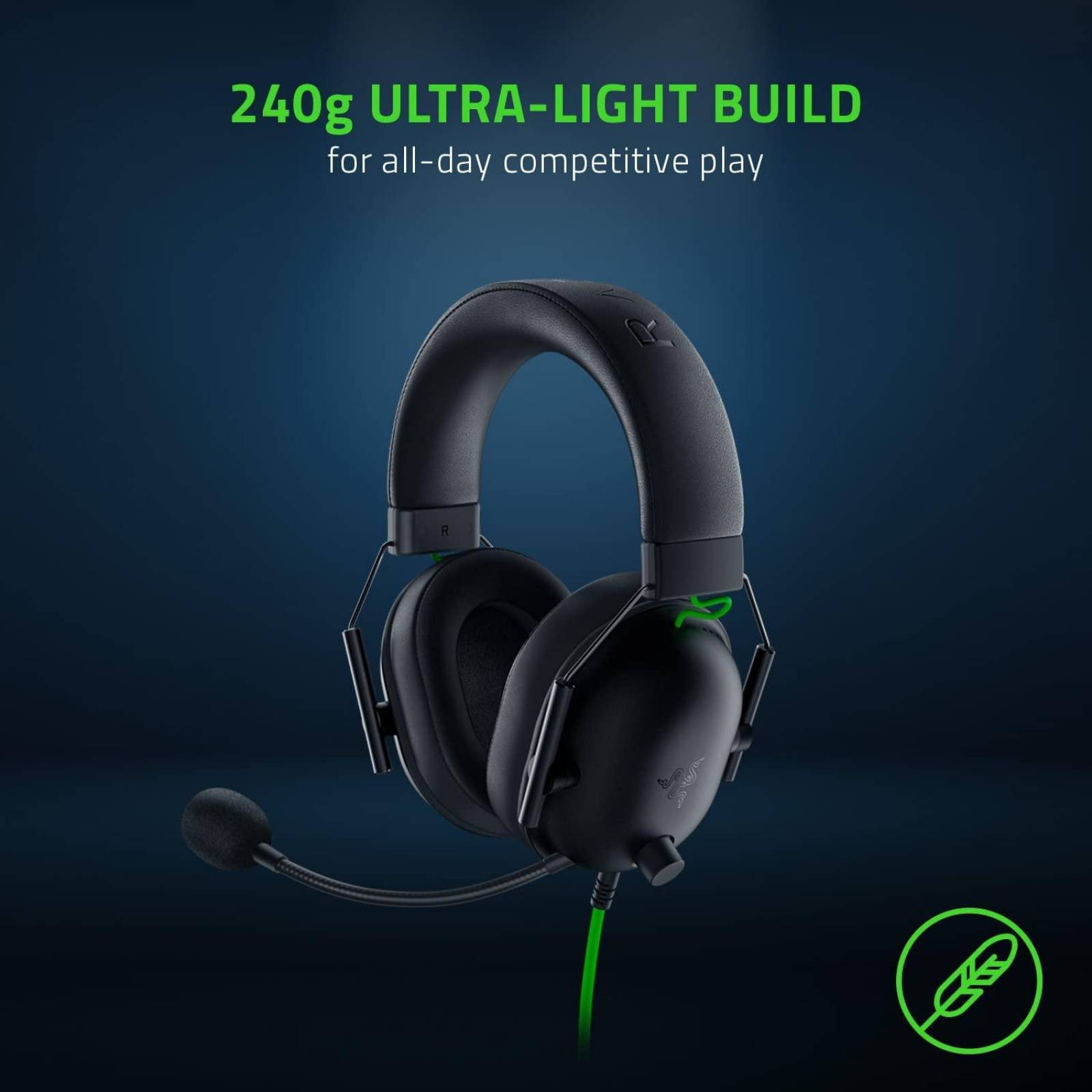 Headset Gaming Alámbrico Razer BlackShark V2 X USB Wired Reacondicionado Tipo A 
