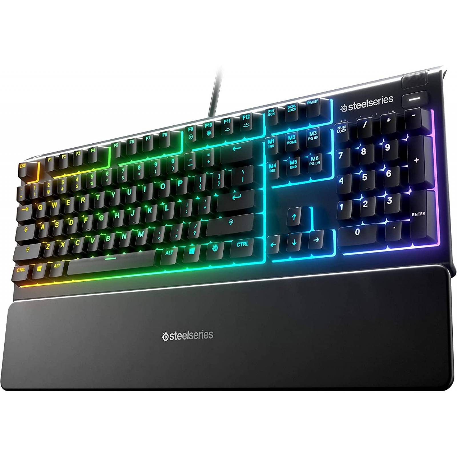 Teclado Gamer SteelSeries Apex 3 Wired Inglés Reacondicionado Tipo A 