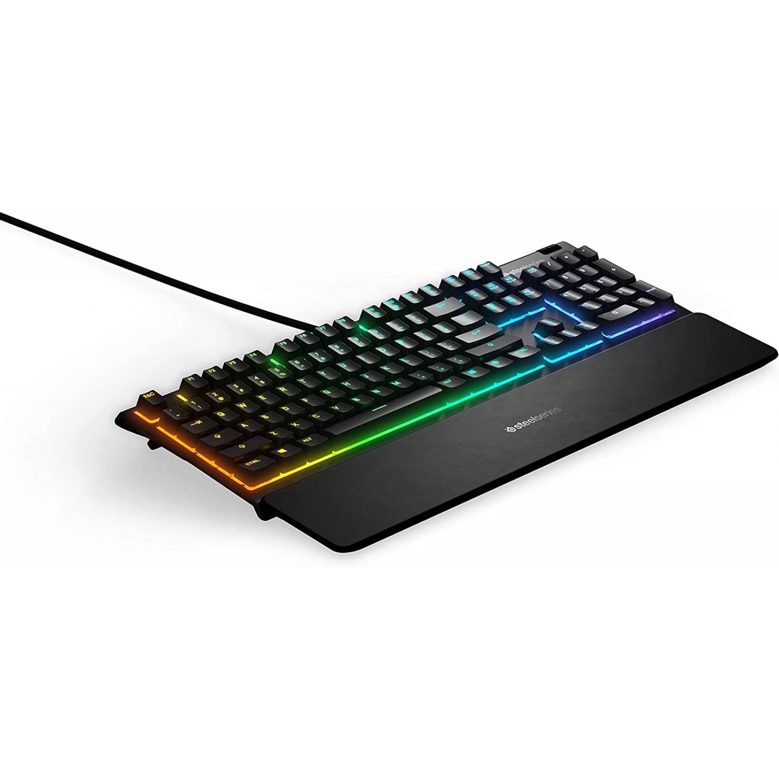 Teclado Gamer SteelSeries Apex 3 Wired Inglés Reacondicionado Tipo A 