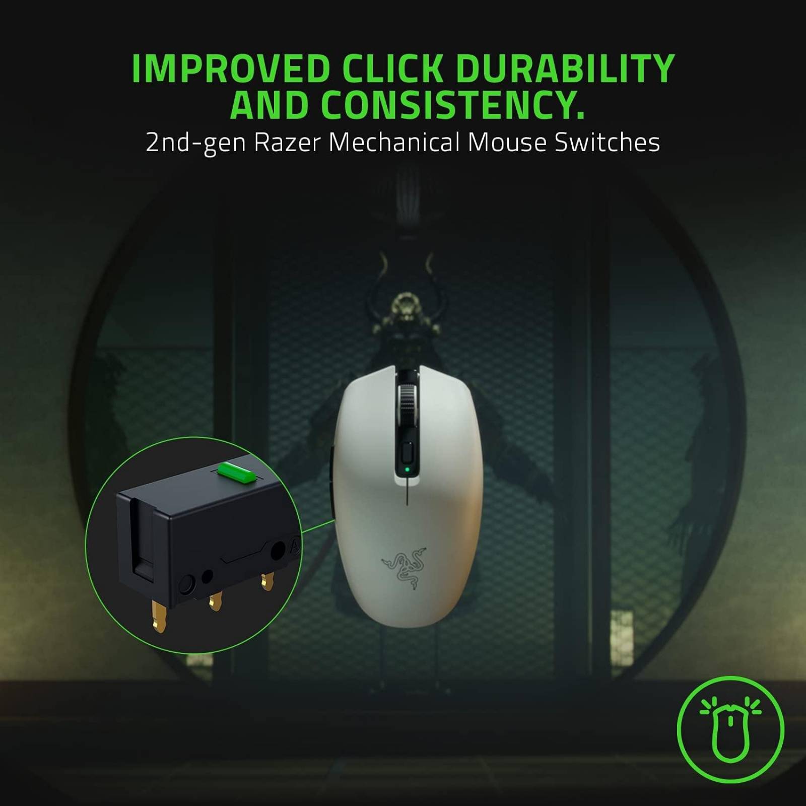 Mouse Wireless Razer Orochi Blanco Reacondicionado Tipo A 