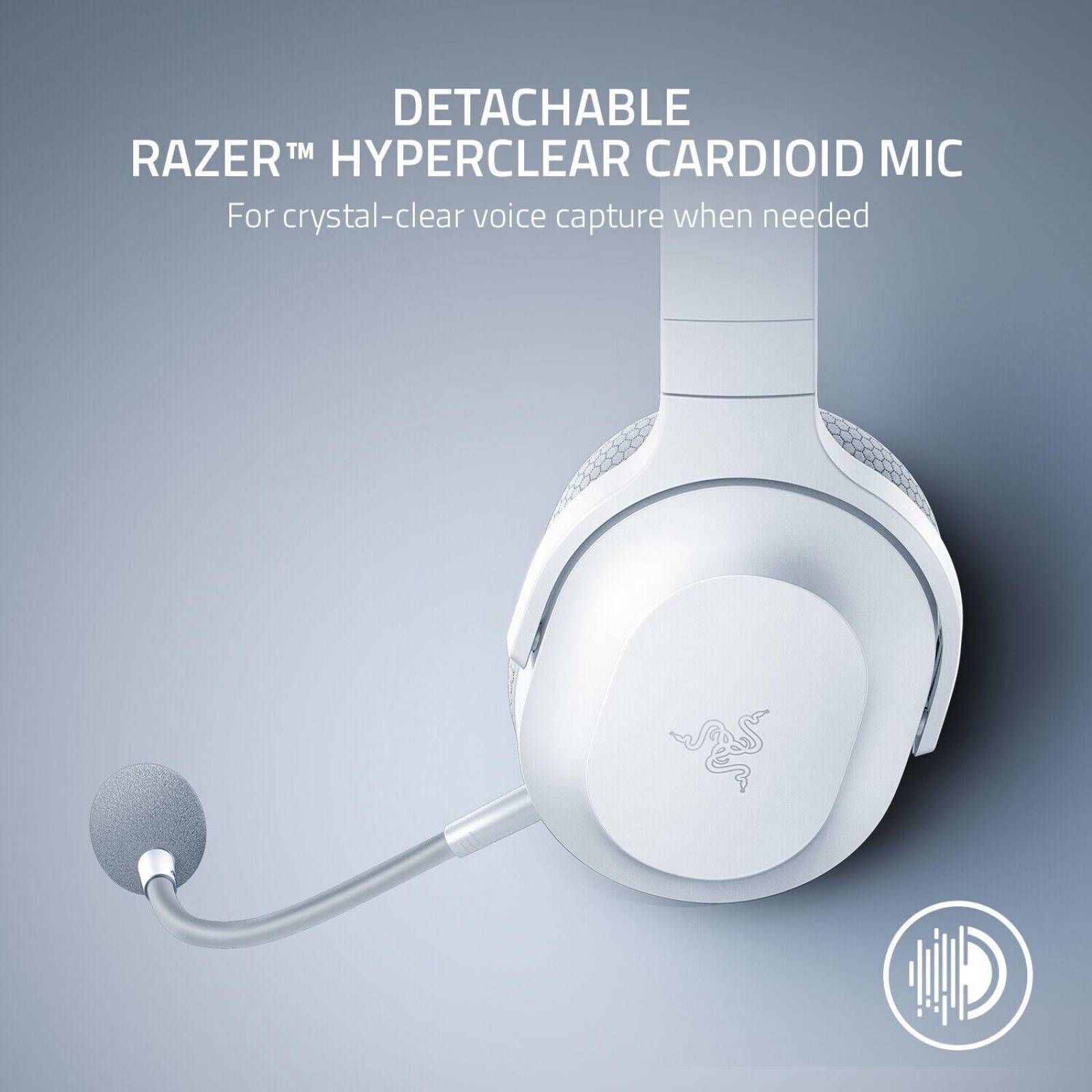 Audífonos Gamer Razer Barracuda X Wireless Stereo Mercury Reacondicionado Tipo A 