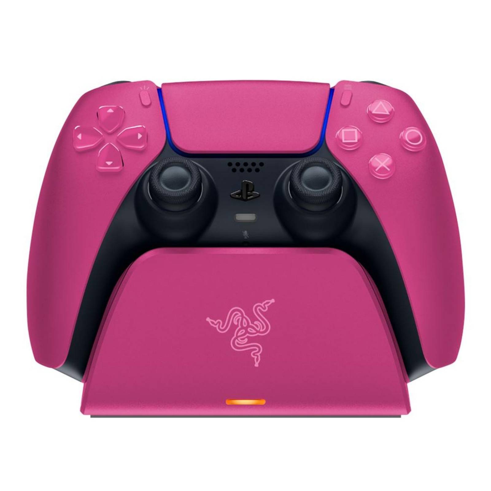 Soporte de carga rápida Razer para control PS5 Rosa Reacondicionado Tipo A 